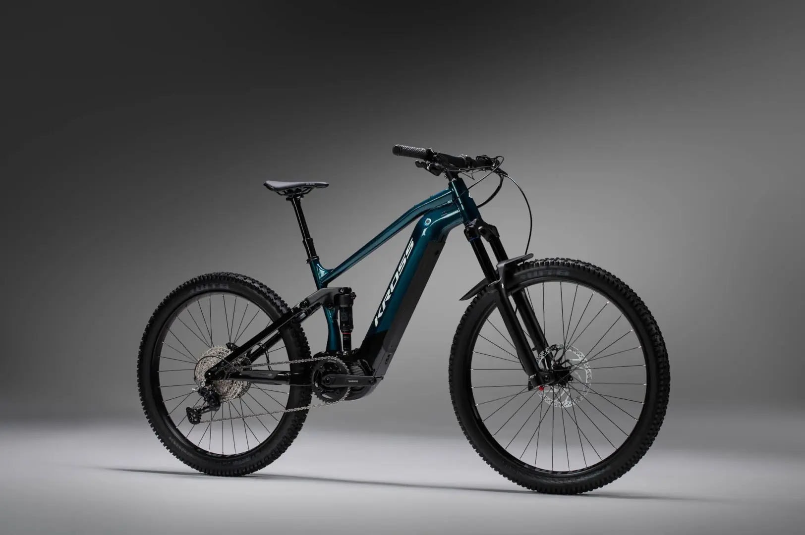 Kross E-Bike »KROSS E-MTB Grist Boost 2.0 630 29" türkis 12 Gänge«, 12 Gang, Shimano, DEORE M6100, Mittelmotor 250 W