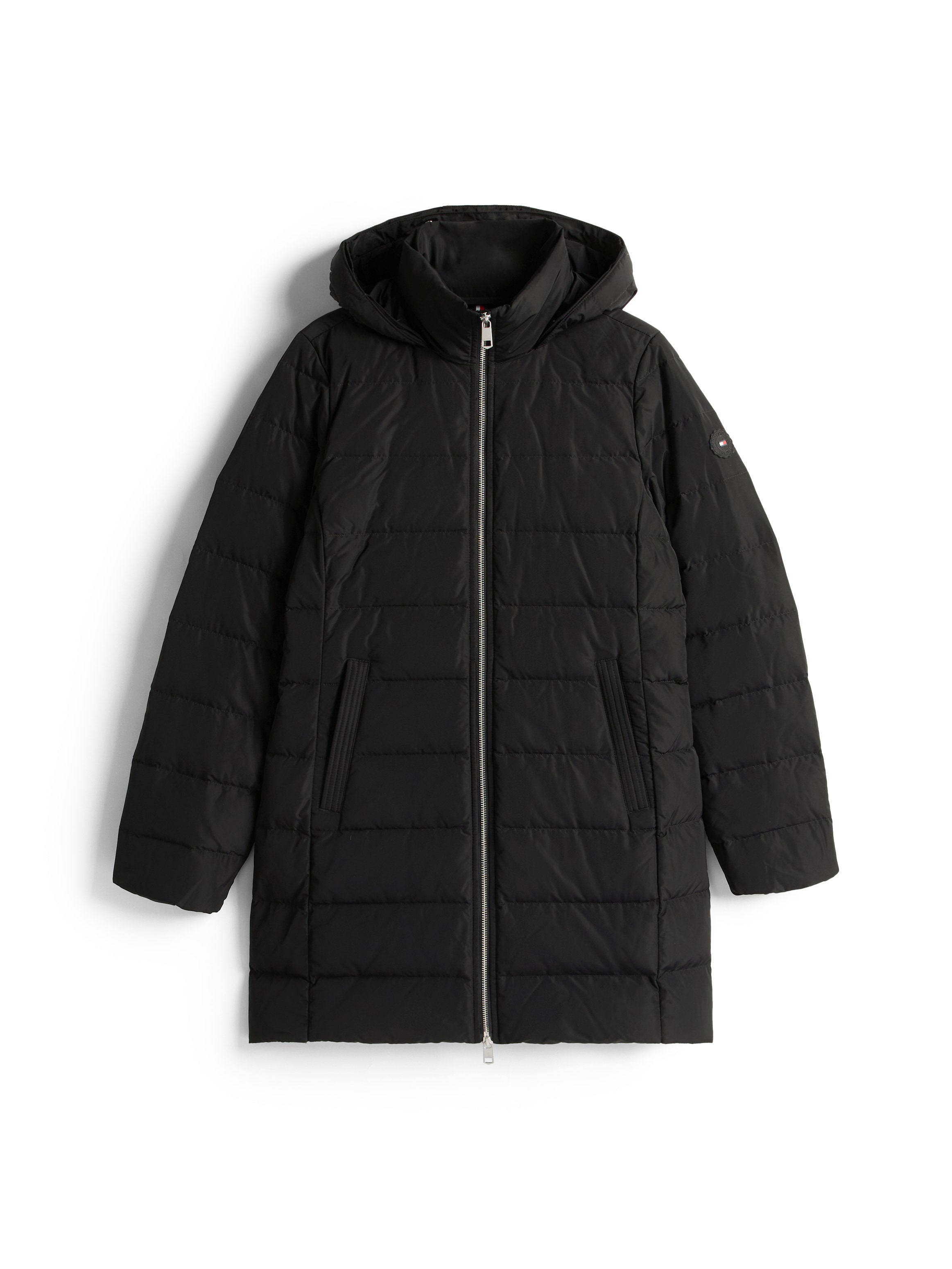 Tommy Hilfiger Steppmantel »MW DOWN SLIM COAT WITH FUR«, mit Fellimitat