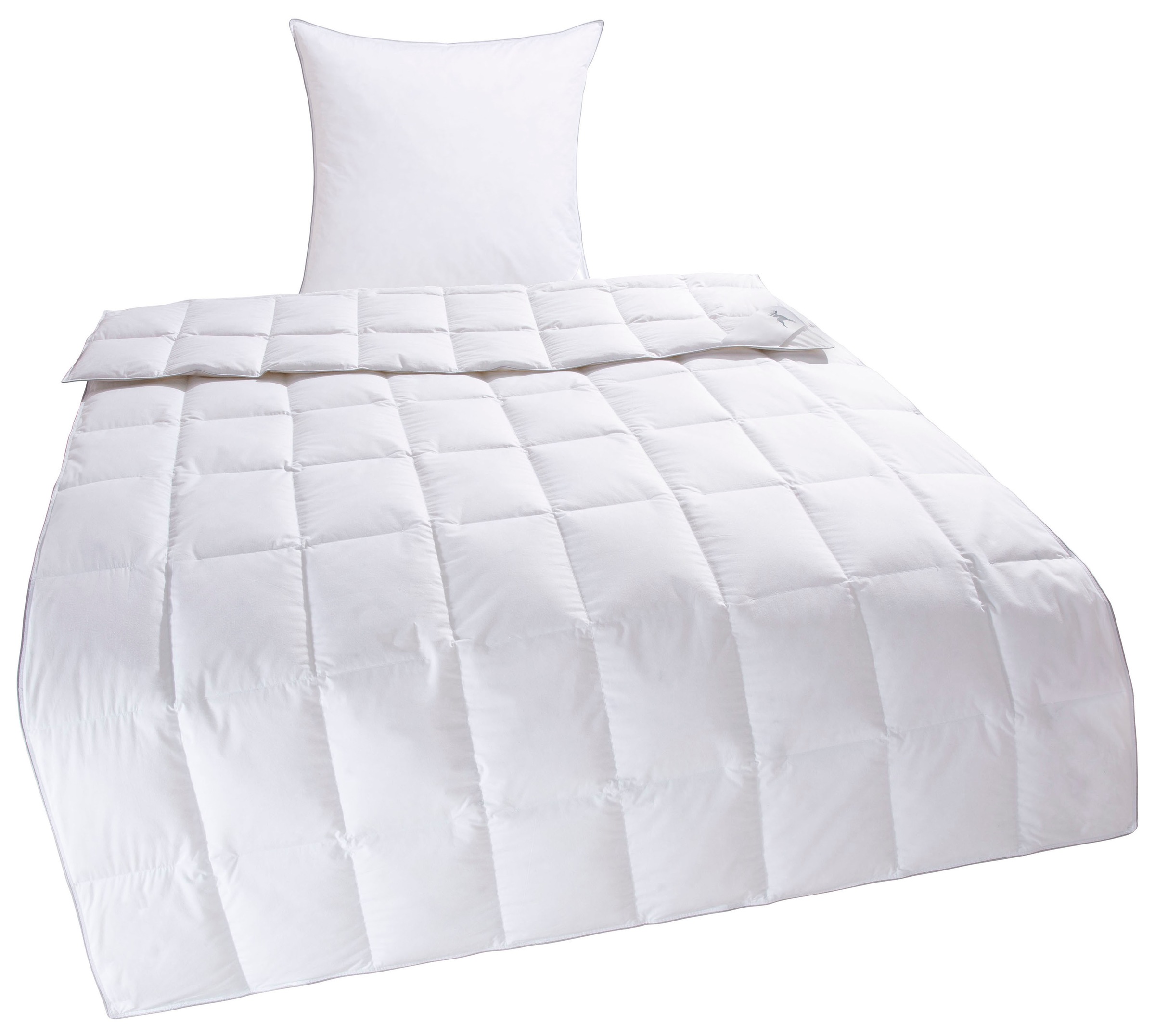 Älgdröm Daunenbettdecke + Kopfkissen "Lodiken, Bettdecke 135x200 cm, 155x22 günstig online kaufen