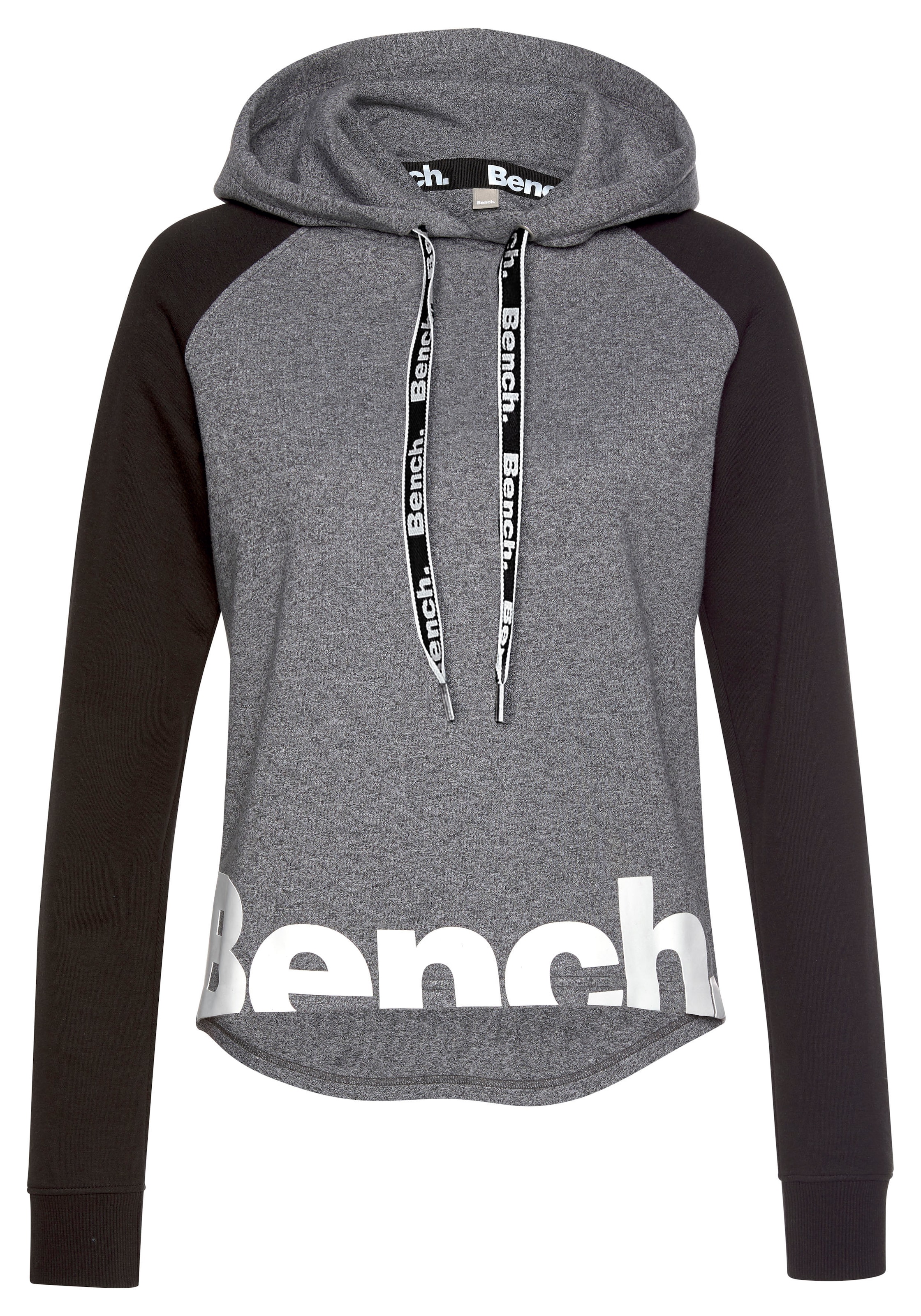 Bench. Kapuzensweatshirt, mit farblich abgesetzten Ärmeln und | bestellen für Logodruck BAUR