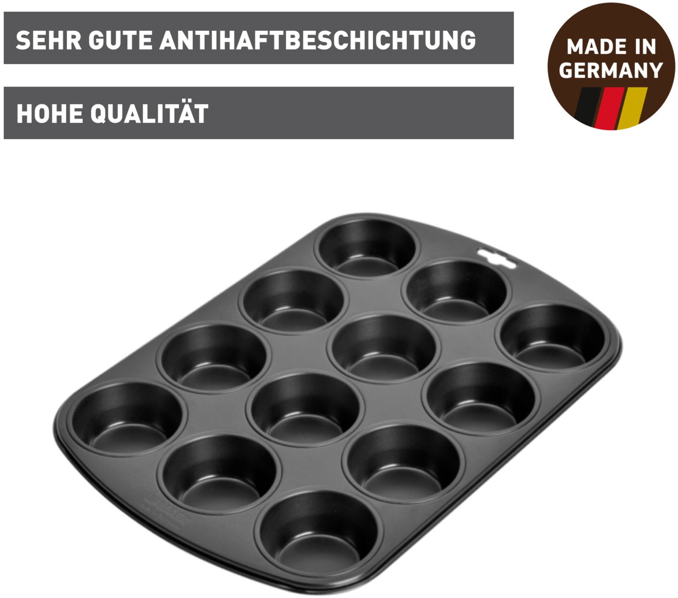 Kaiser Backformen Muffinform "Inspiration" für 12 Muffins oder Cupcakes, Ma günstig online kaufen