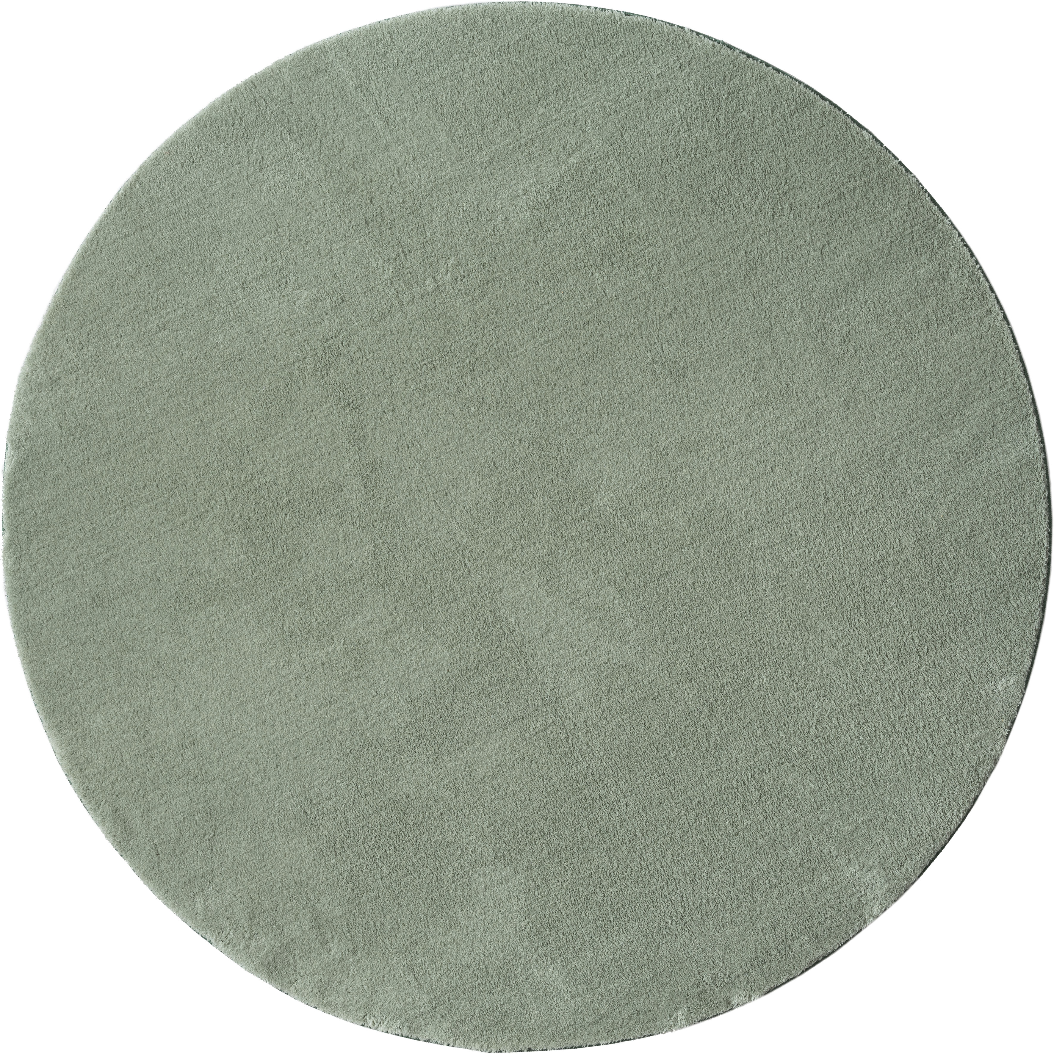 merinos Teppich "Loft 37" rund 16 mm Höhe Kunstfellteppich besonders weich und kuschelig, Fell Haptik