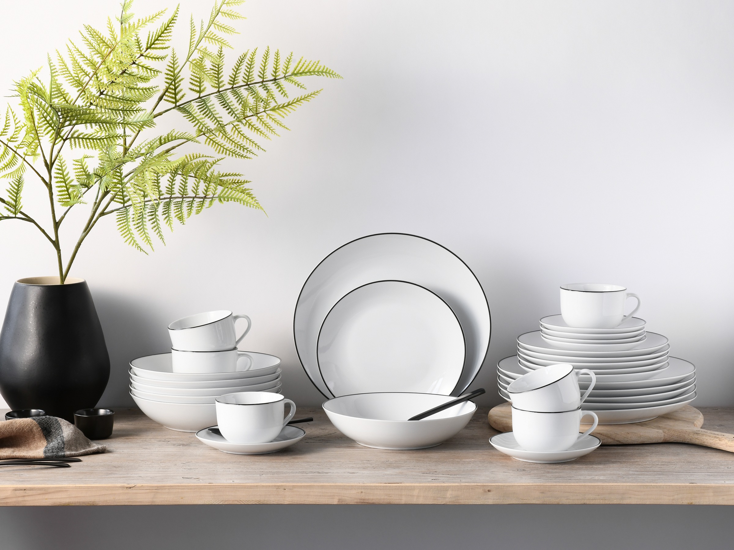 OTTO home Geschirr-Set "Mareen" Moderne Optik, Zeitloses Design, Trendige F günstig online kaufen