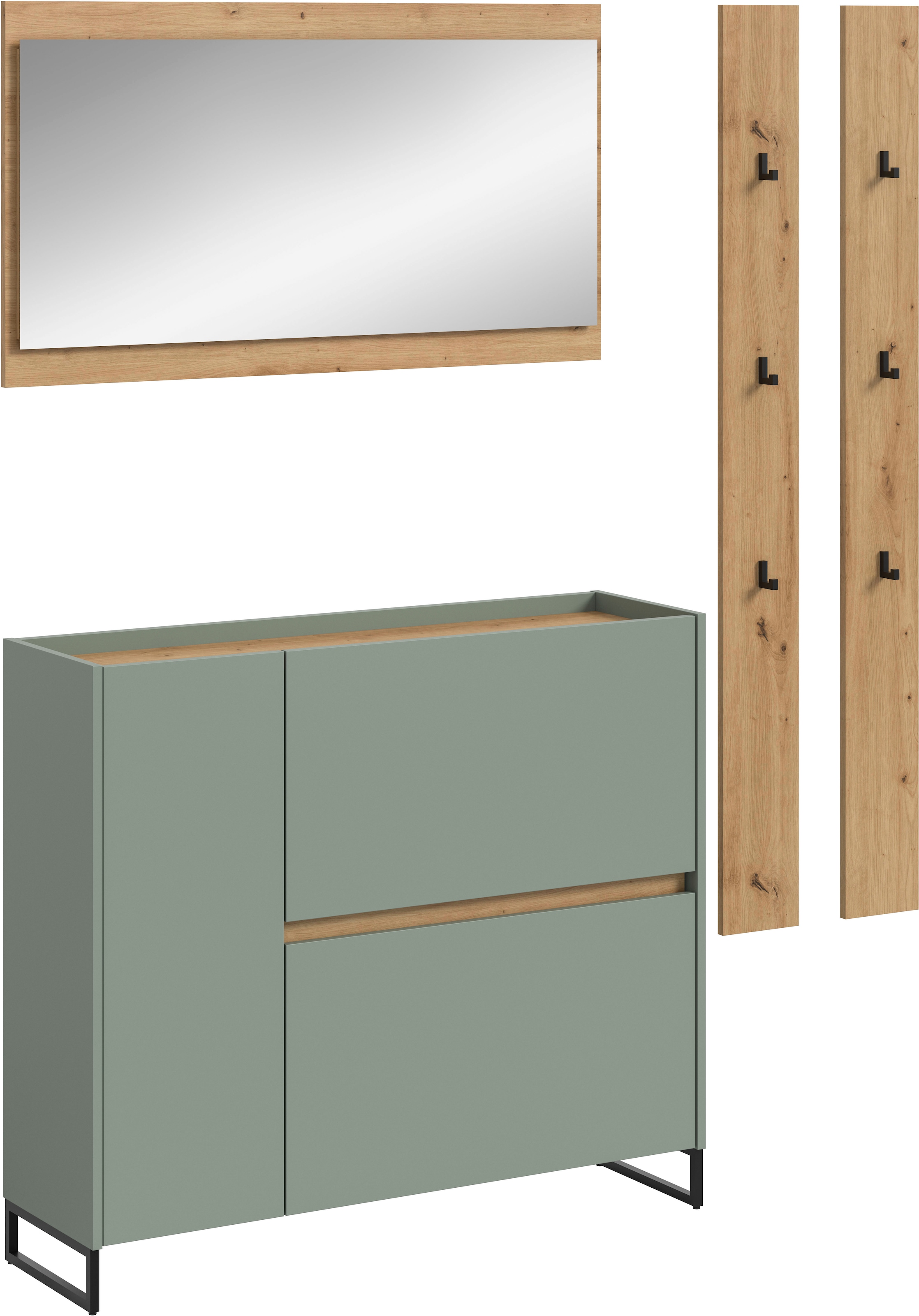 INOSIGN Garderoben-Set "EVRID, 4-teilig, Breite 172 cm, individuell stellba günstig online kaufen