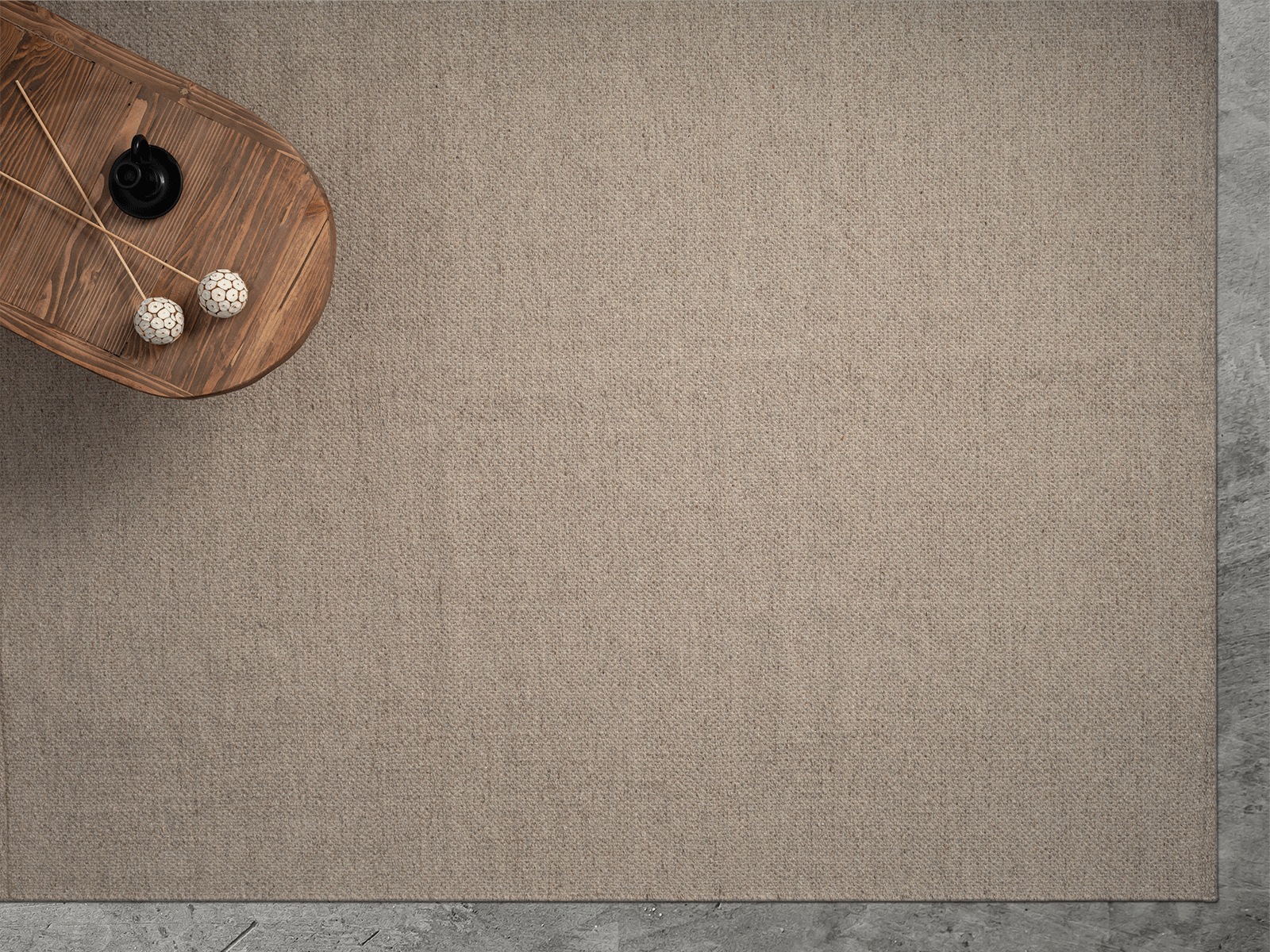 the carpet Teppich »Boho Nature Wool«, rund, Natur Wool Handgewebter Wollteppich skandinavischen Boho-Look