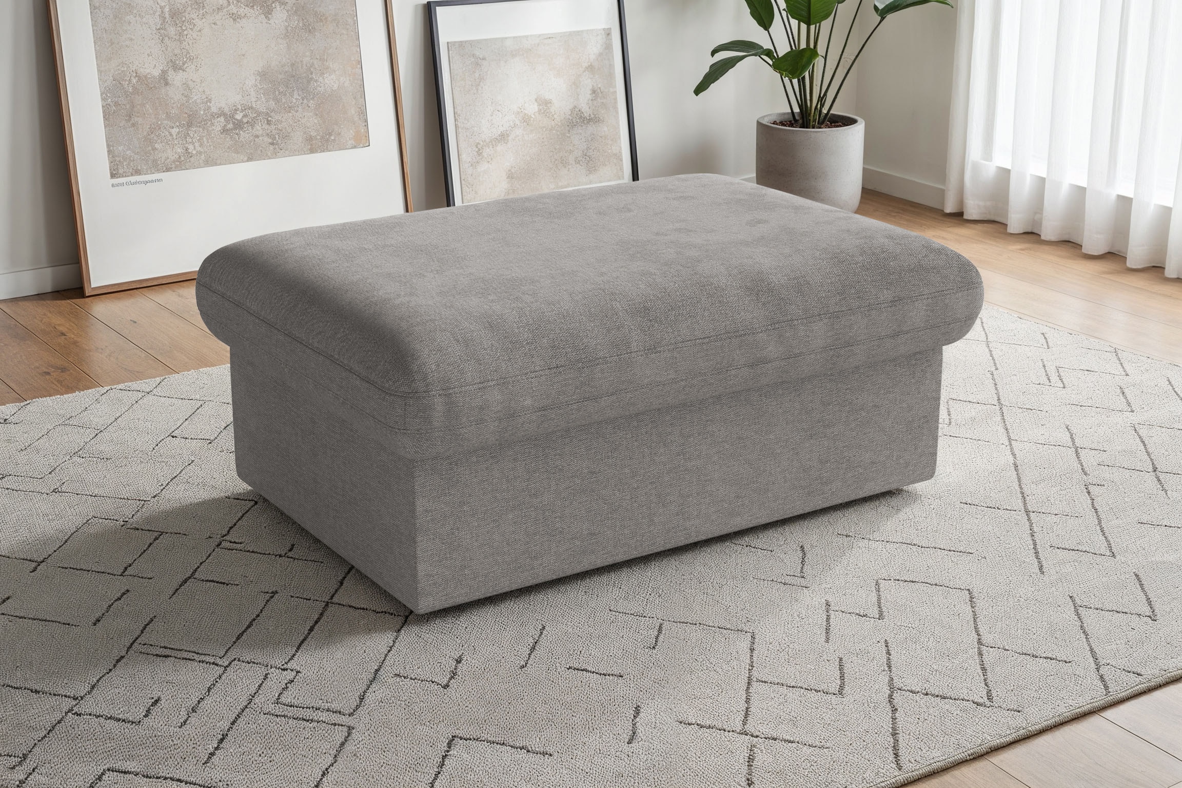 sit&more Polsterhocker "Moreno, B: 90 cm" mit Stauraum, individuell kombinierbar