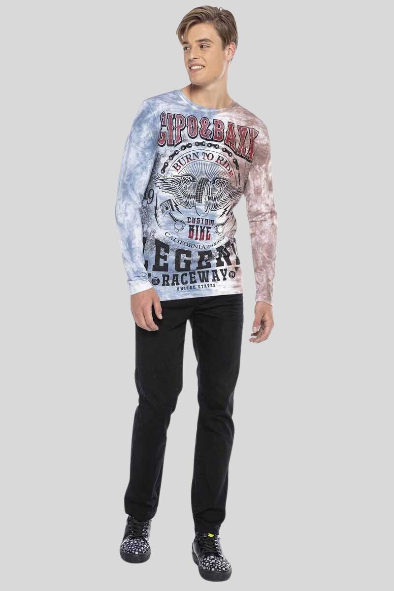 Cipo & Baxx T-Shirt »Sweatshirts«, mit coolem Print