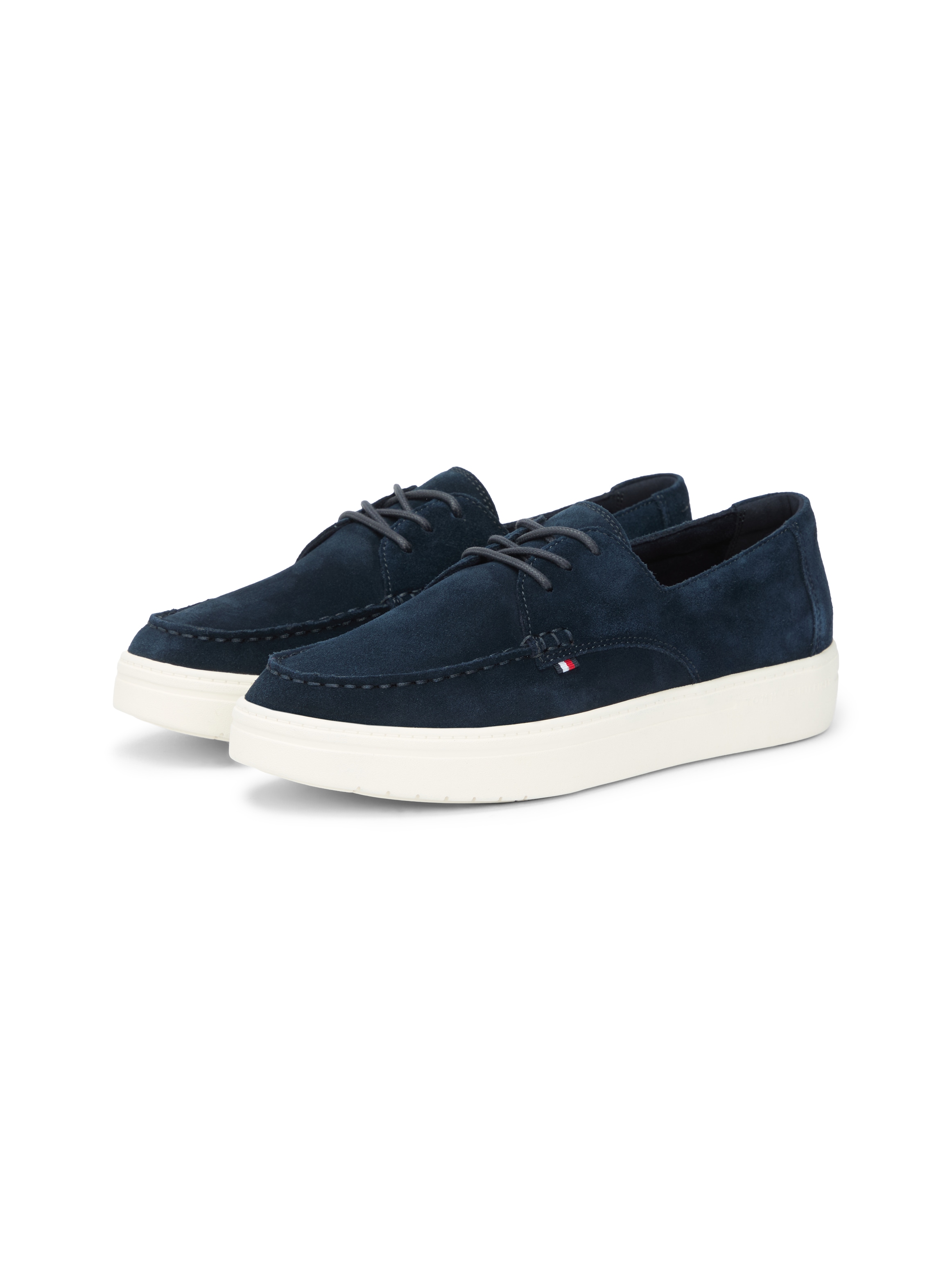 Tommy Hilfiger Bootsschuh "CASUAL SUEDE STITCH TOE HYBRID" Schnürschuh, Hal günstig online kaufen
