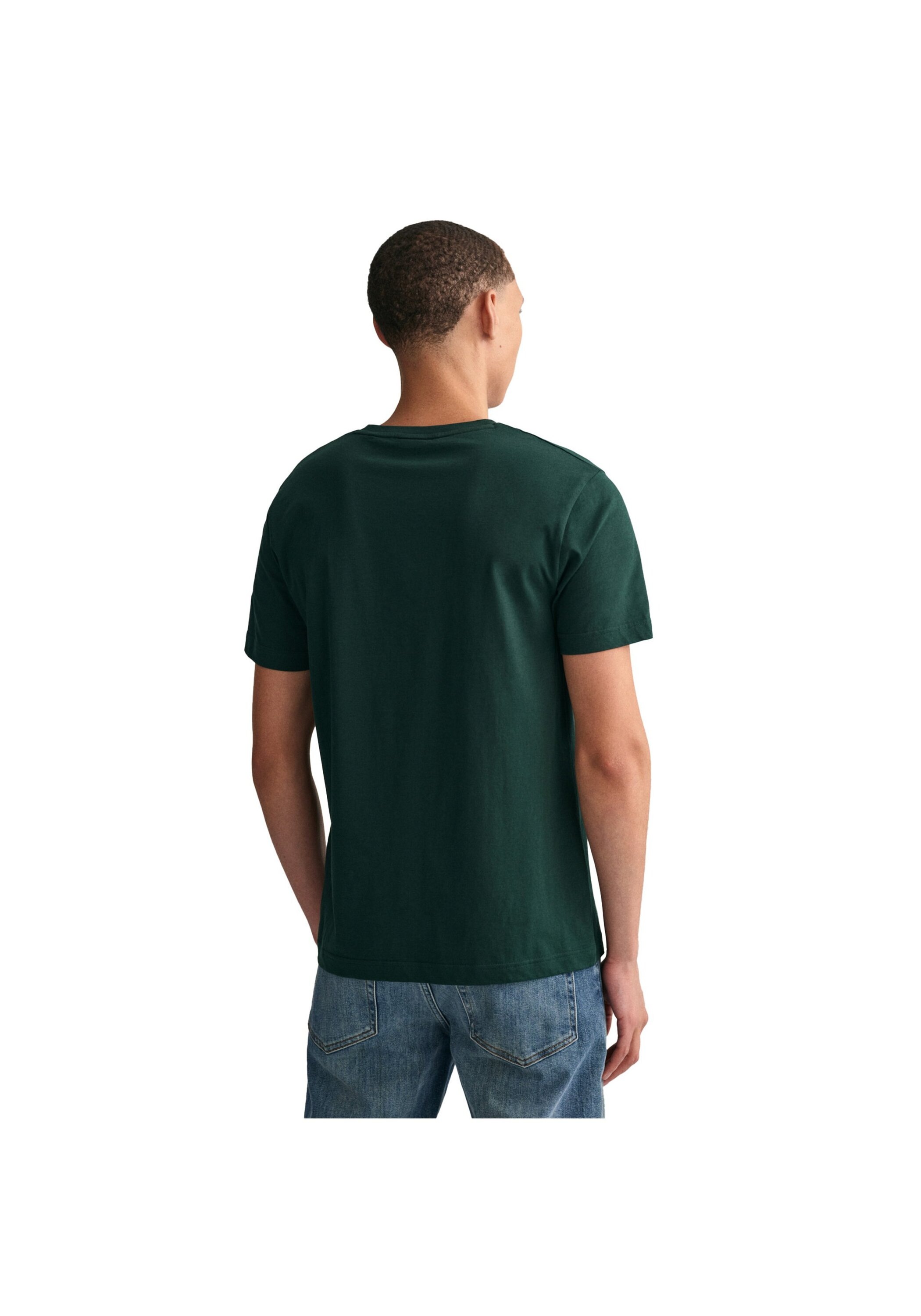 T-Shirt GANT "T-Shirt REG ARCHIVE SHIELD 1er Pack", Damen, Gr. M, grün (grün (tartan grün)), Obermaterial: 100% Baumwolle CO., Shirts T-Shirt 3