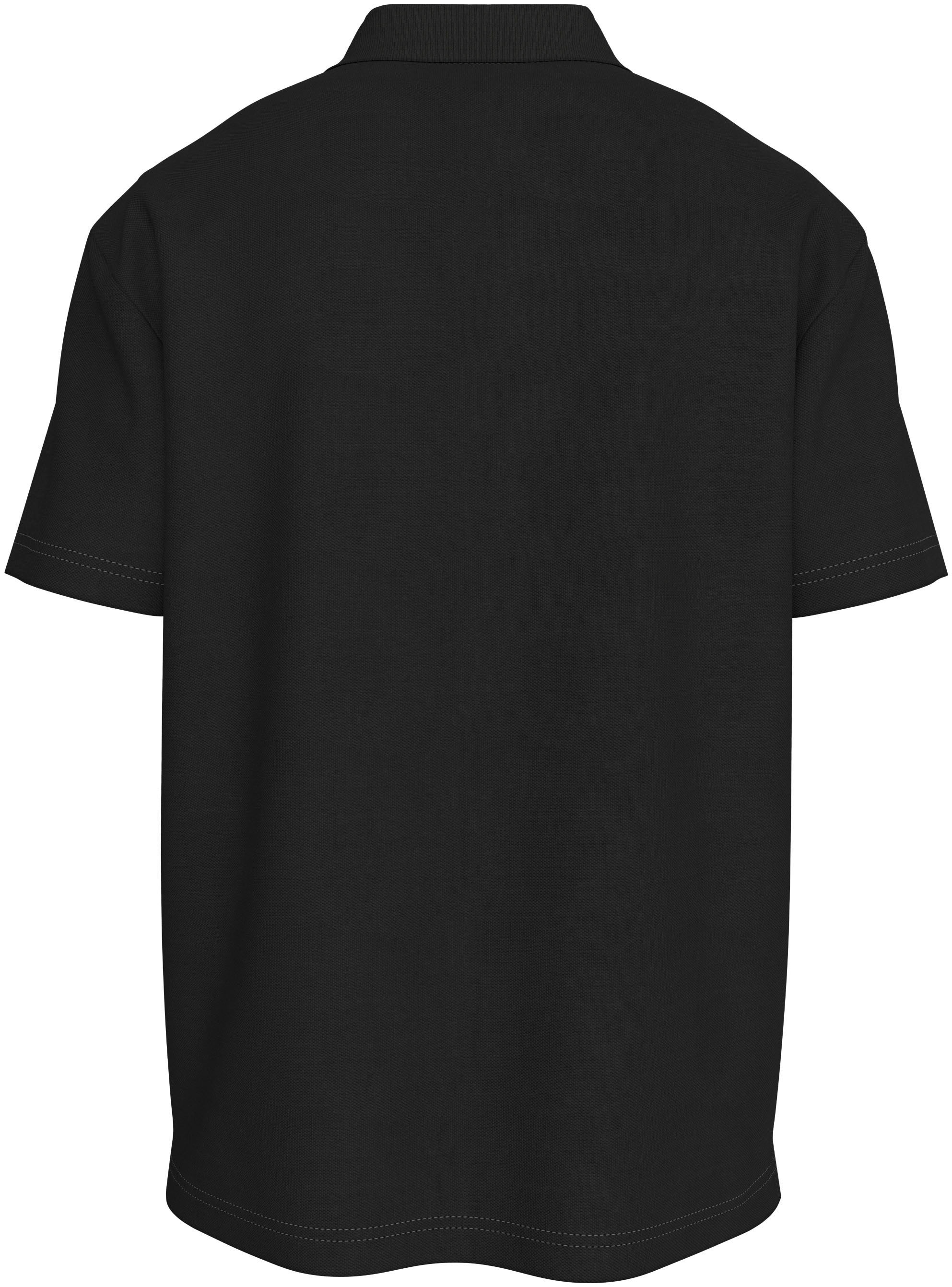 Calvin Klein Jeans Poloshirt »WOVEN LABEL POLO«, Logodruck