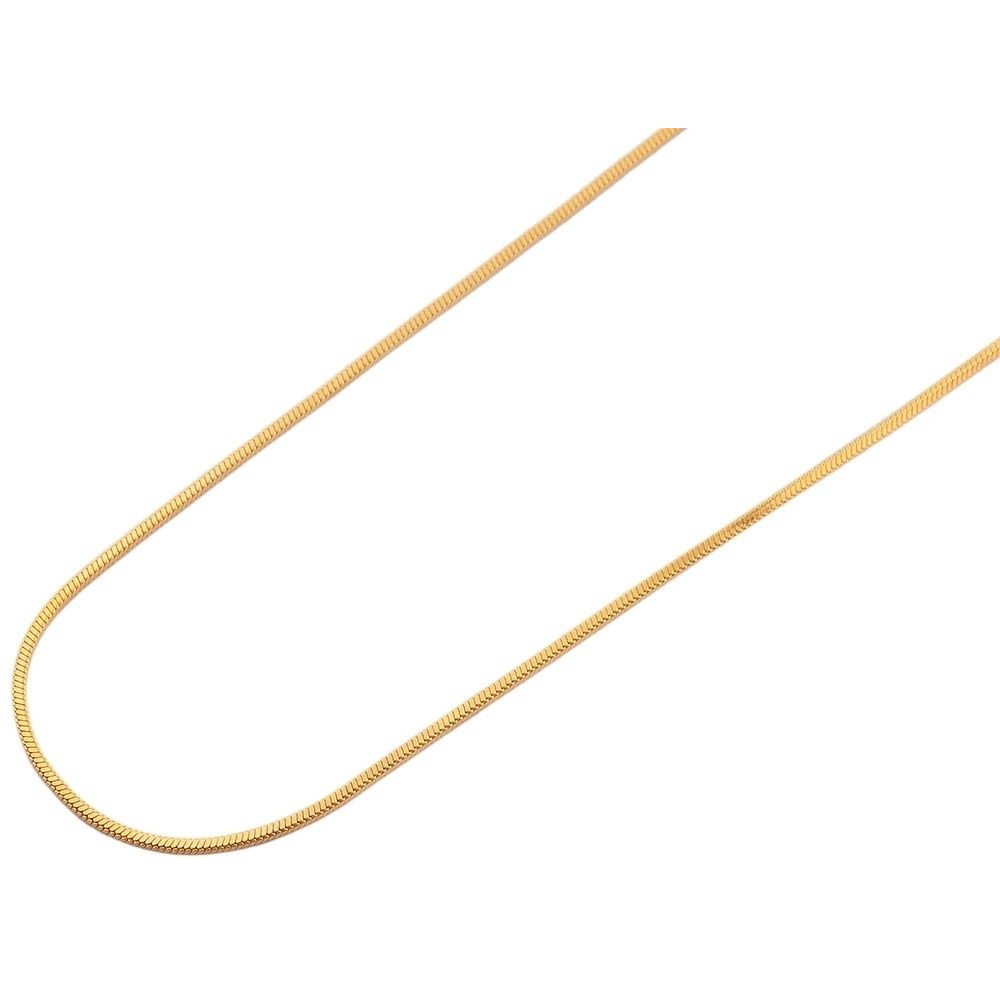 Adelia´s Kette ohne Anhänger »Damen Halskette – Schlangenkette aus Edelstahl 50 cm« Perfekt zum Verschenken an besondere Menschen