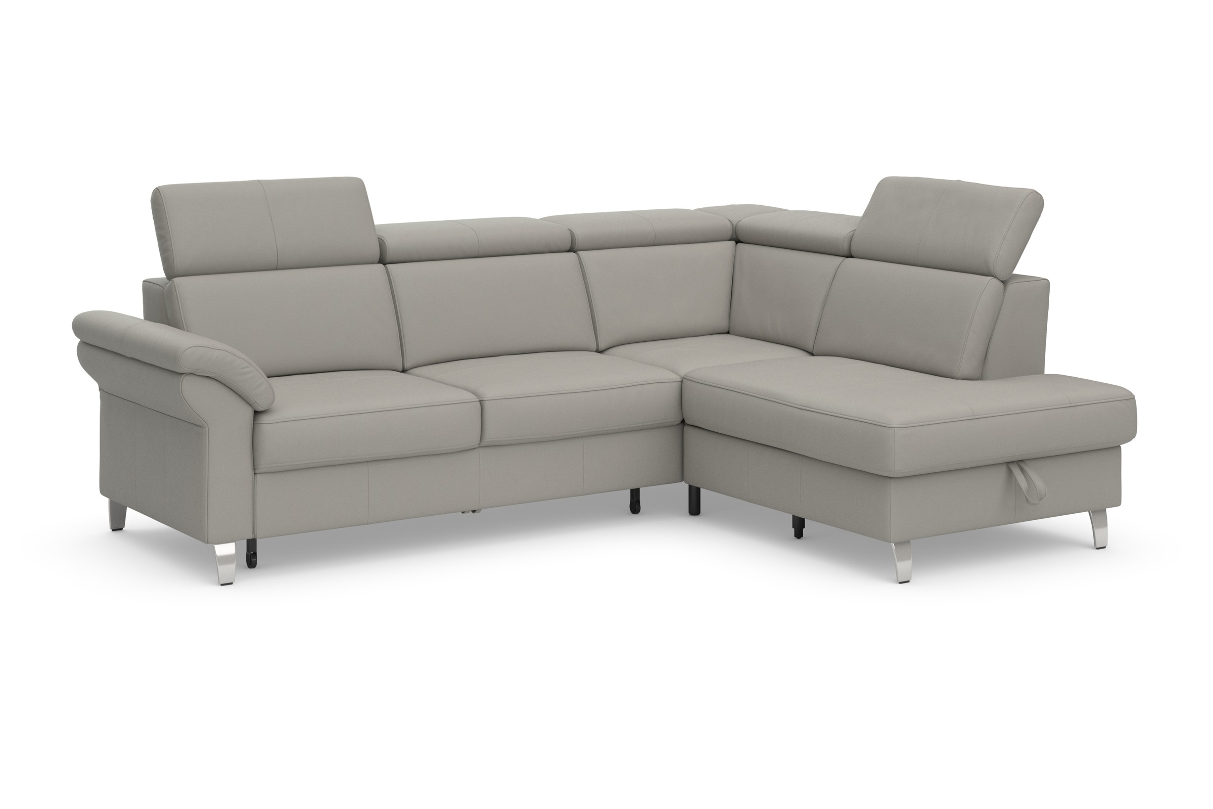 sit&more Ecksofa, inklusive Kopfteilverstellung, wahlweise mit Bettfunktion und Bettkasten
