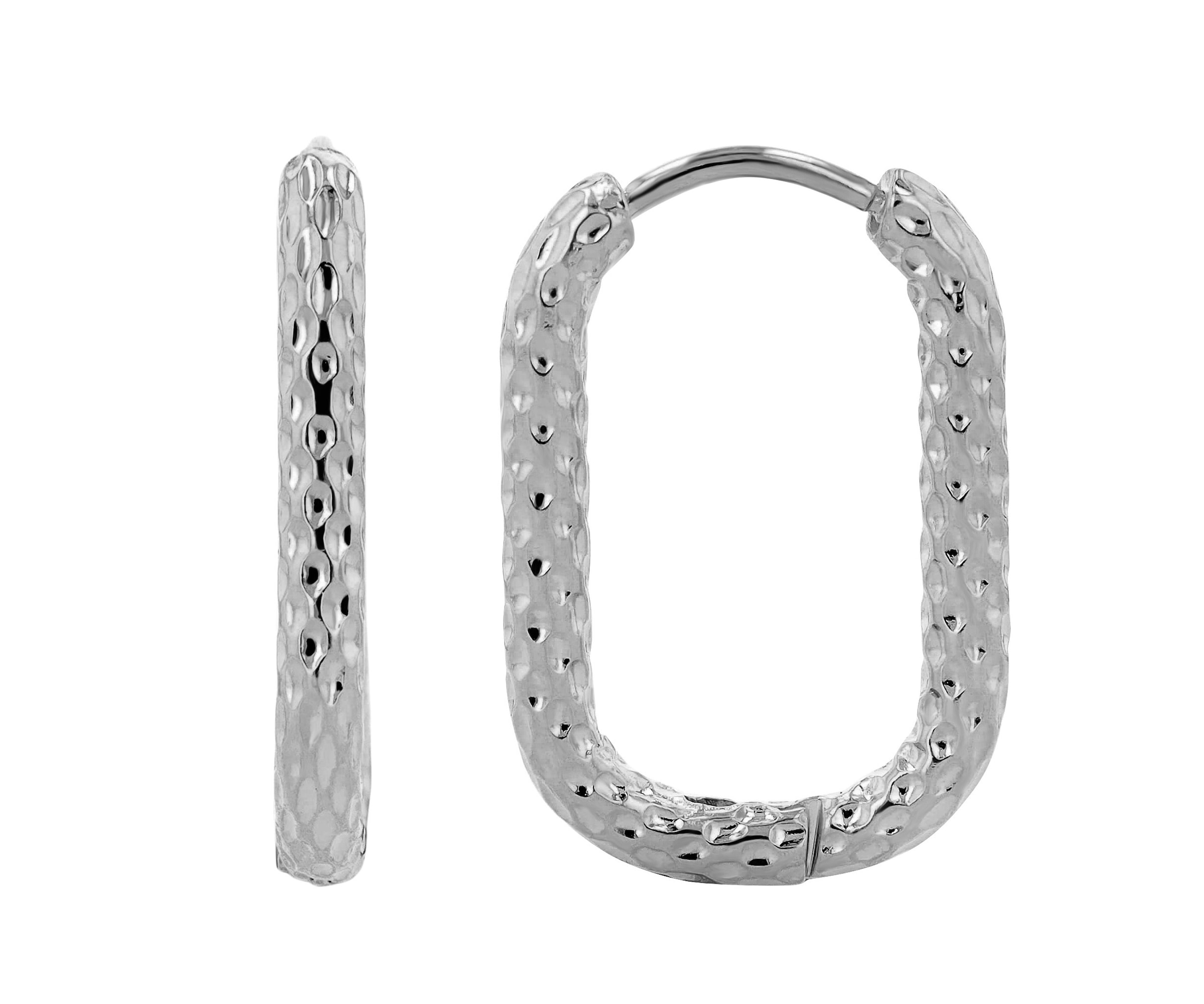 Adelia´s Paar Creolen »Damen Creolen aus Edelstahl 2.2 cm«