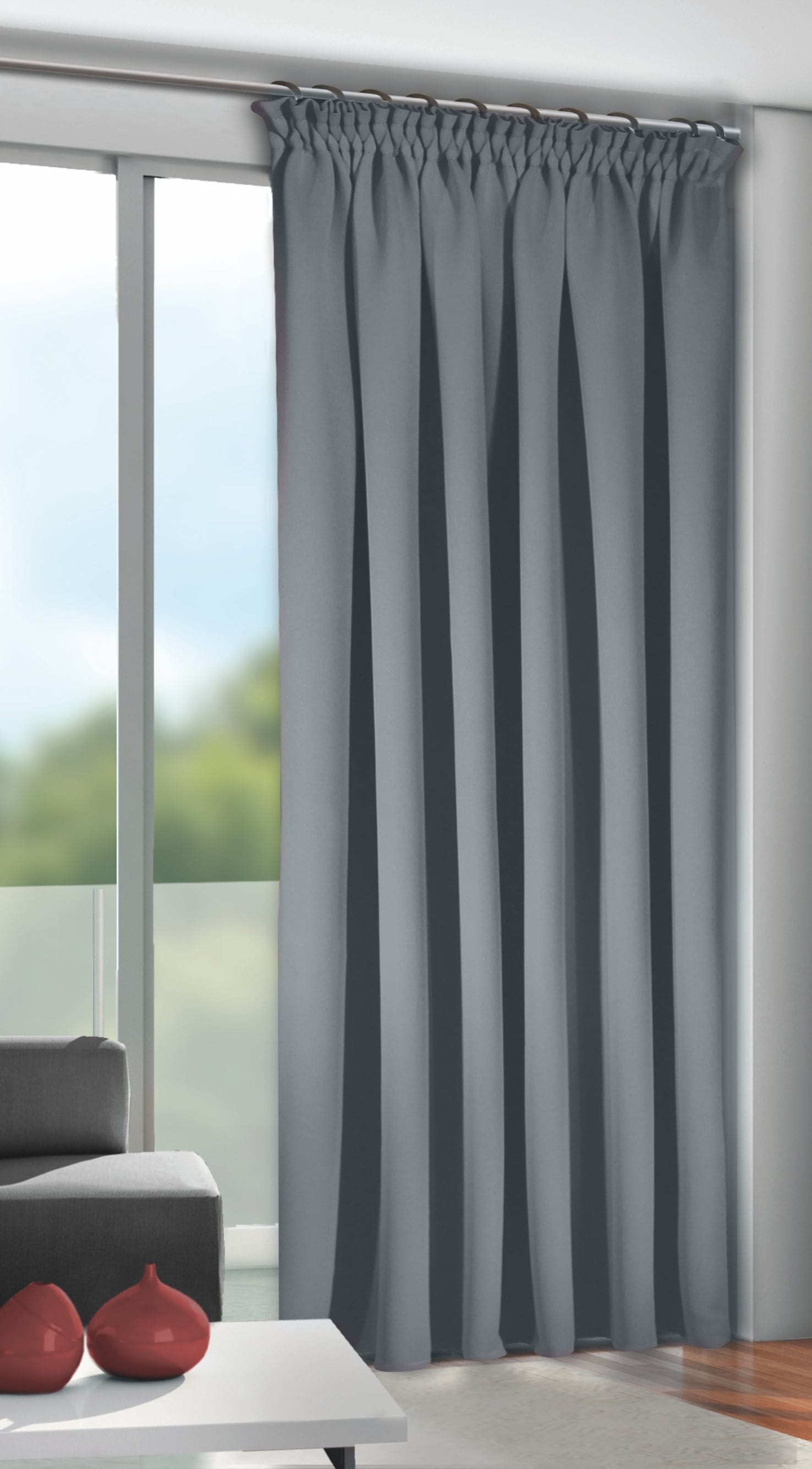 HOMING Vorhang "Bernd" Durchzuglöcher 1 Stk. tlg. Fertigschal günstig online kaufen