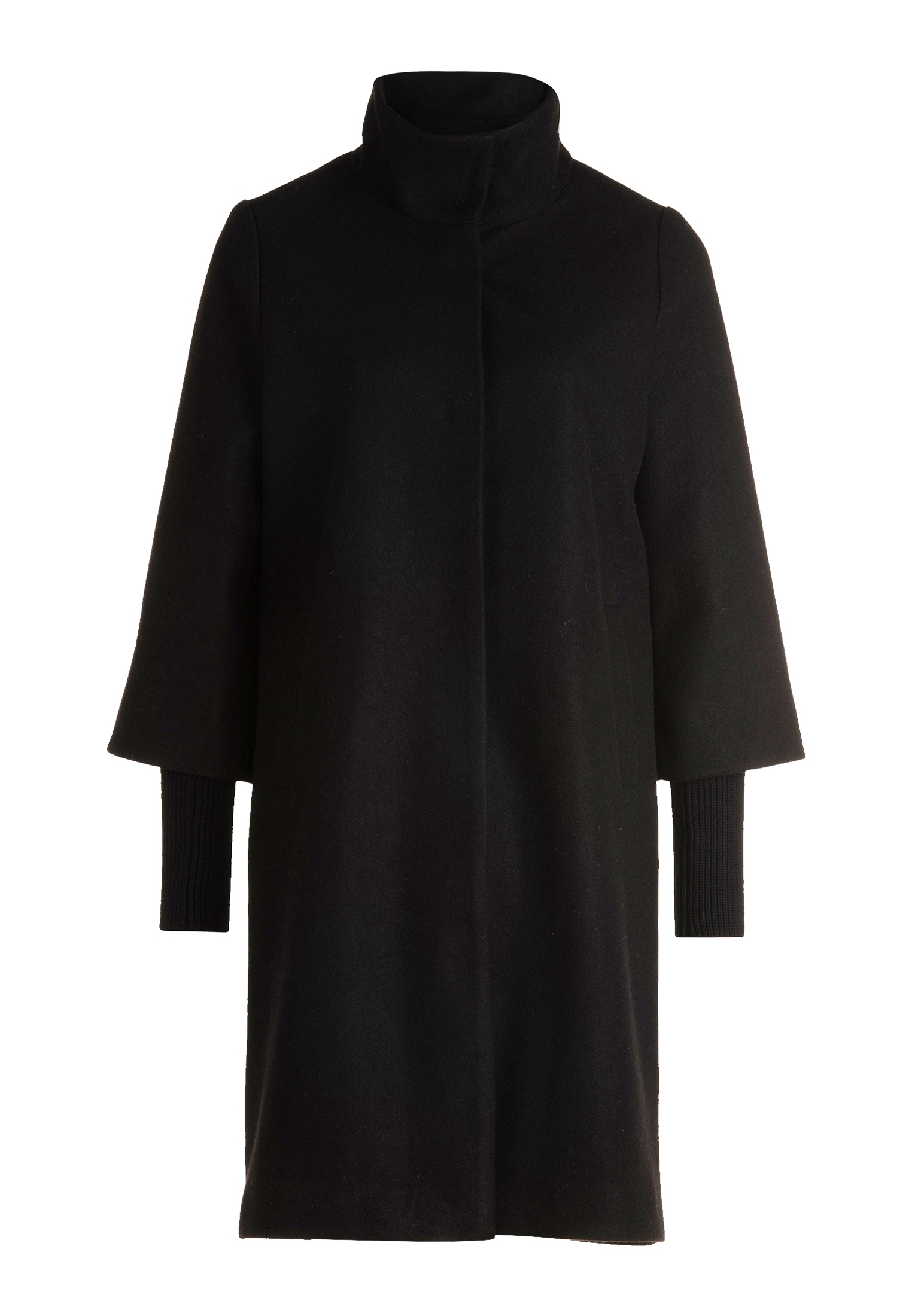 Zero Wintermantel »zero Damen Mantel Wolloptik mit Stehkragen«