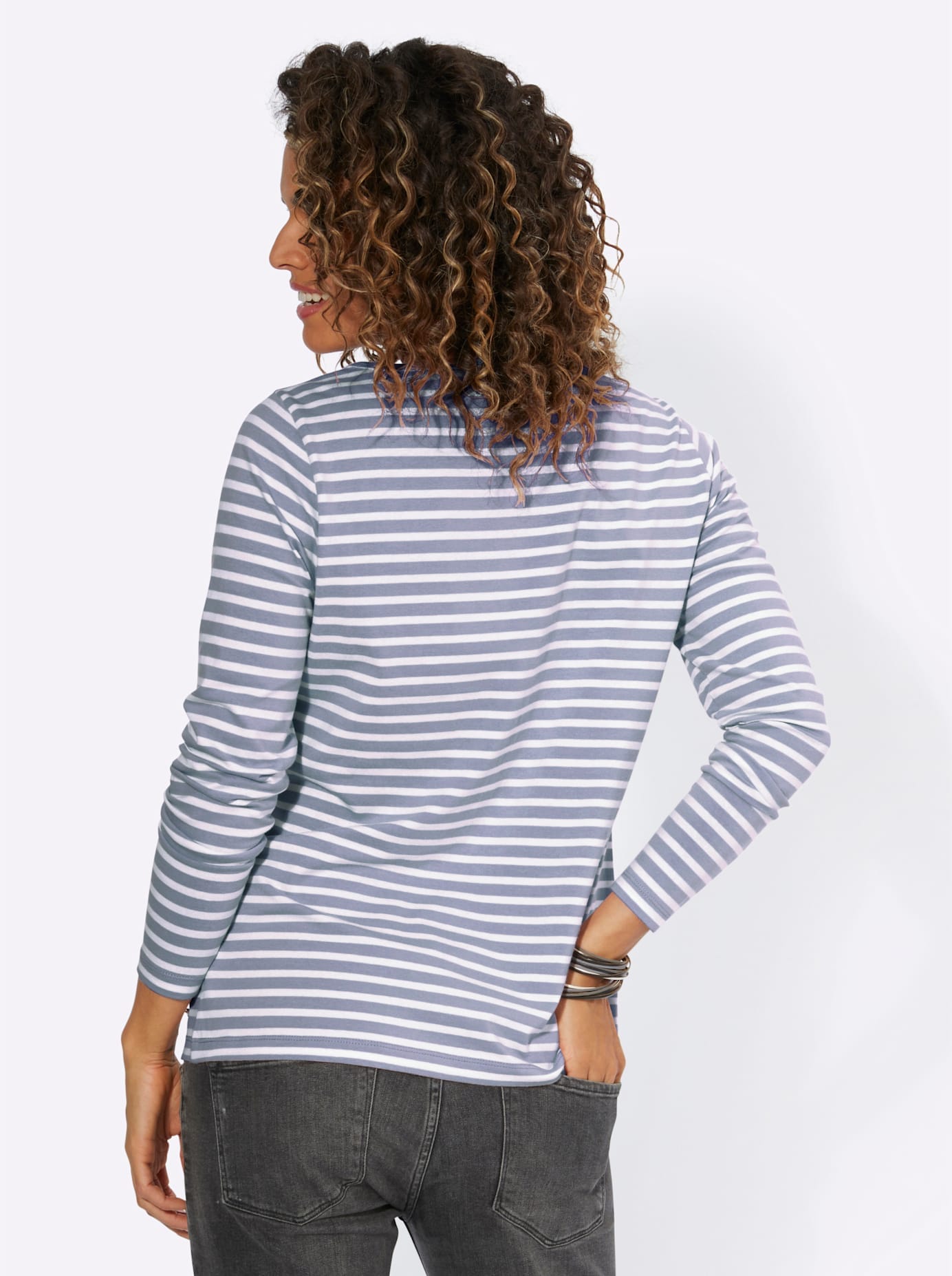 Casual Looks Langarmshirt »Ringelshirt«, (1 tlg.)