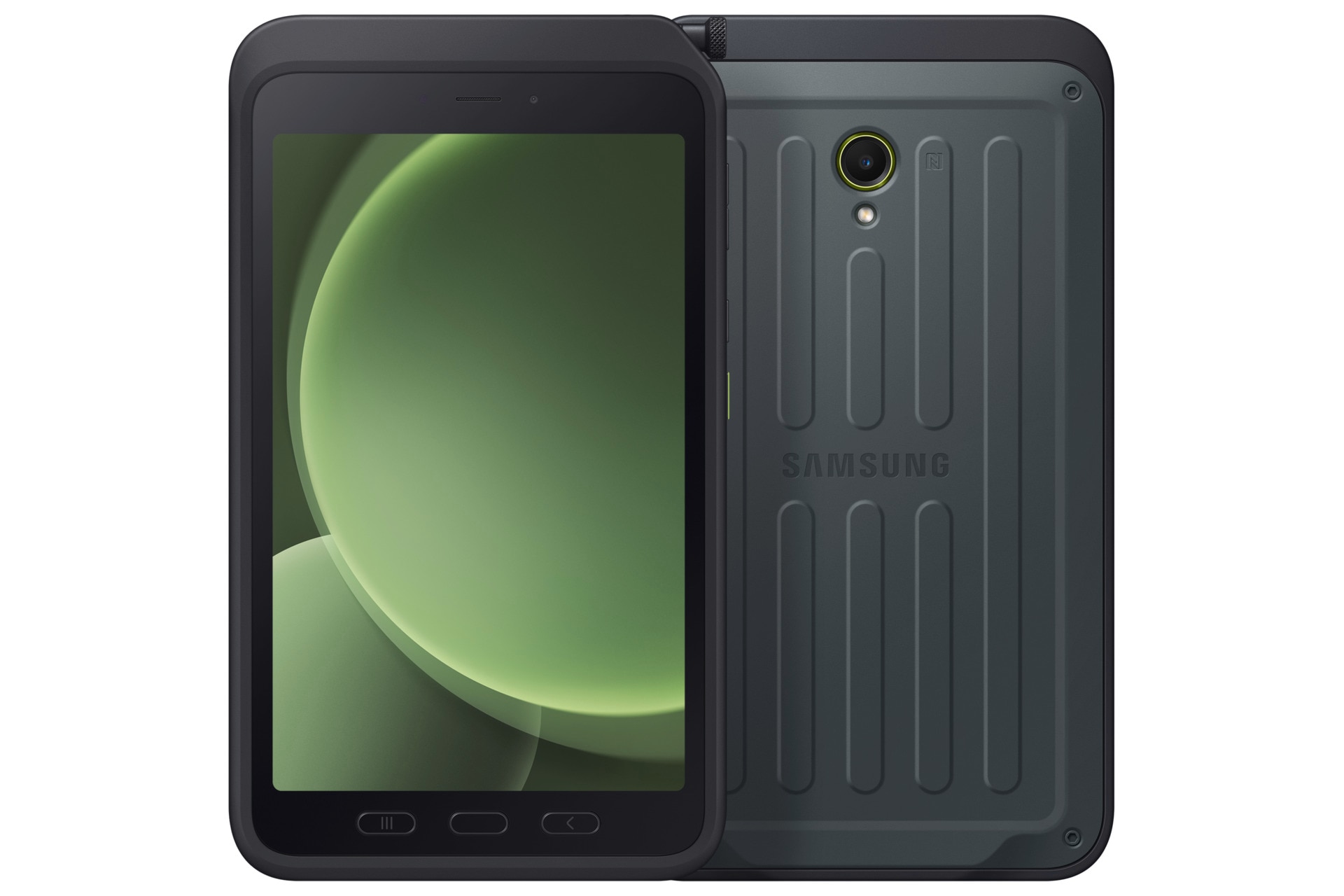 SAMSUNG Tablet "Galaxy Tab Active5 (X300B) 8,0'' Wi-Fi 128 GB Enterprise", grau (dunkelgrün), B:14,9cm H:4,5cm T:24,5cm, Tablets_EBookReader - Einheit