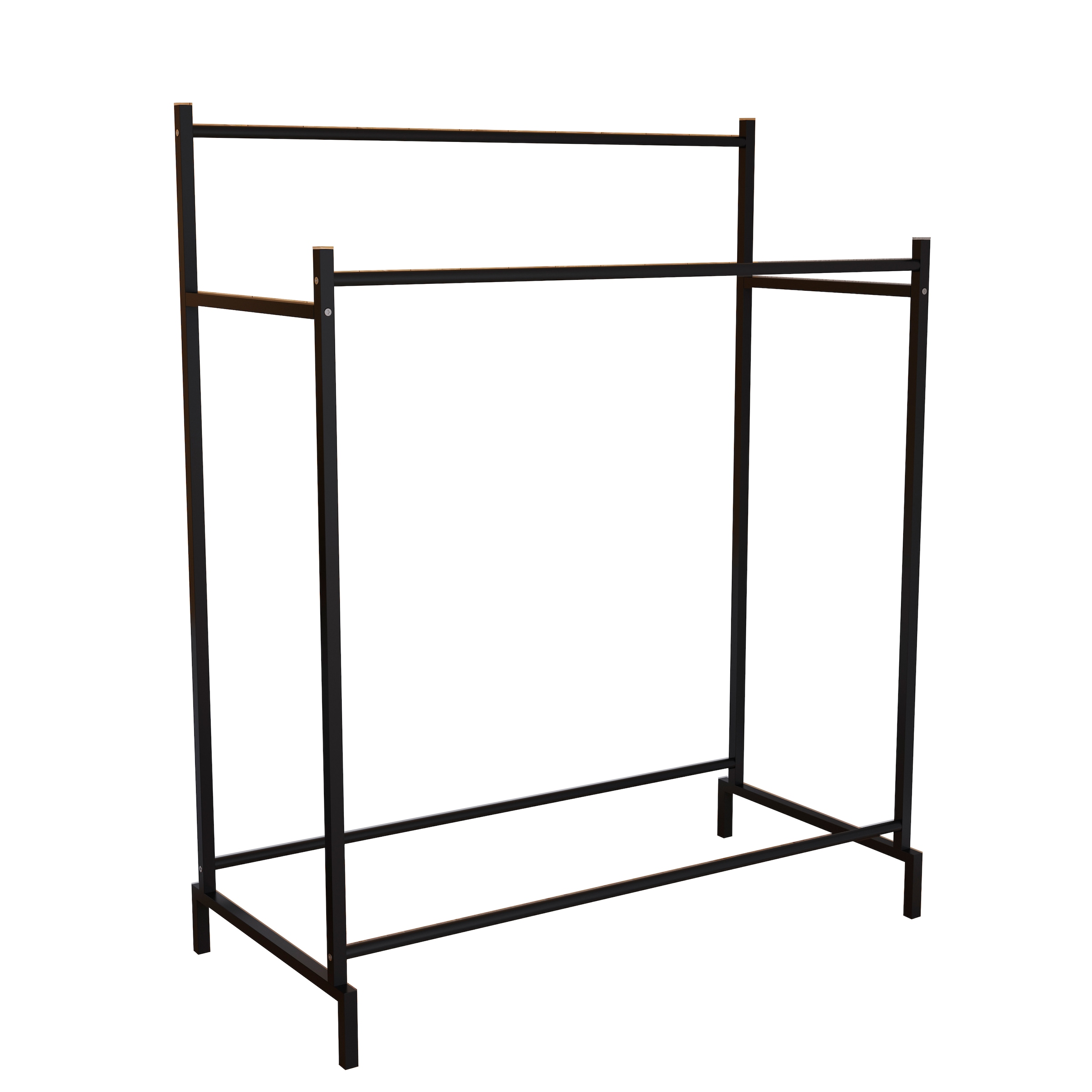 VCM Kleiderschrank »VCM Metall Kleiderschrank | offener Schrank | begehbarer | Kleiderständer| Maße ca. H. 136 x B. 103 x T. 52 cm- Labol L«, (1 St.)