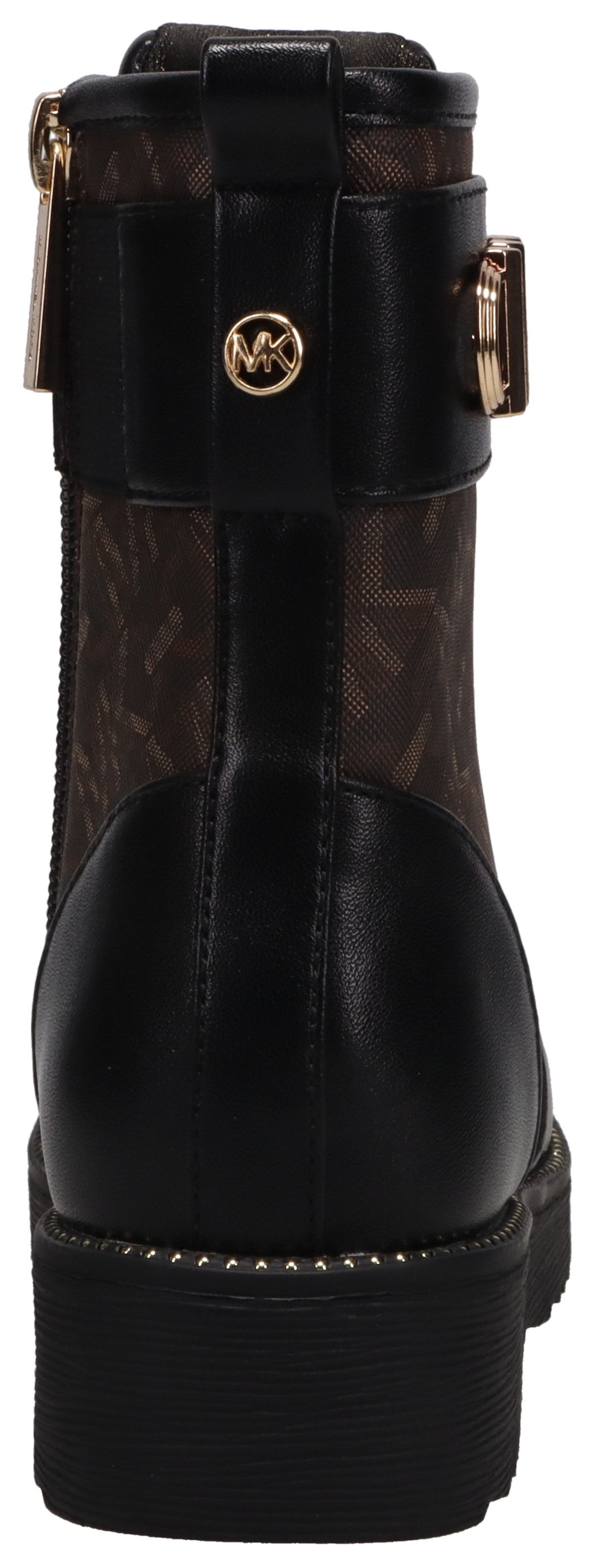 MICHAEL KORS KIDS Schnürboots »HASKELL EMPIRE MONOGRAM«, Monogramm Stiefel, Schnürstiefel, Winterstiefel mit Metall Logo Emblem