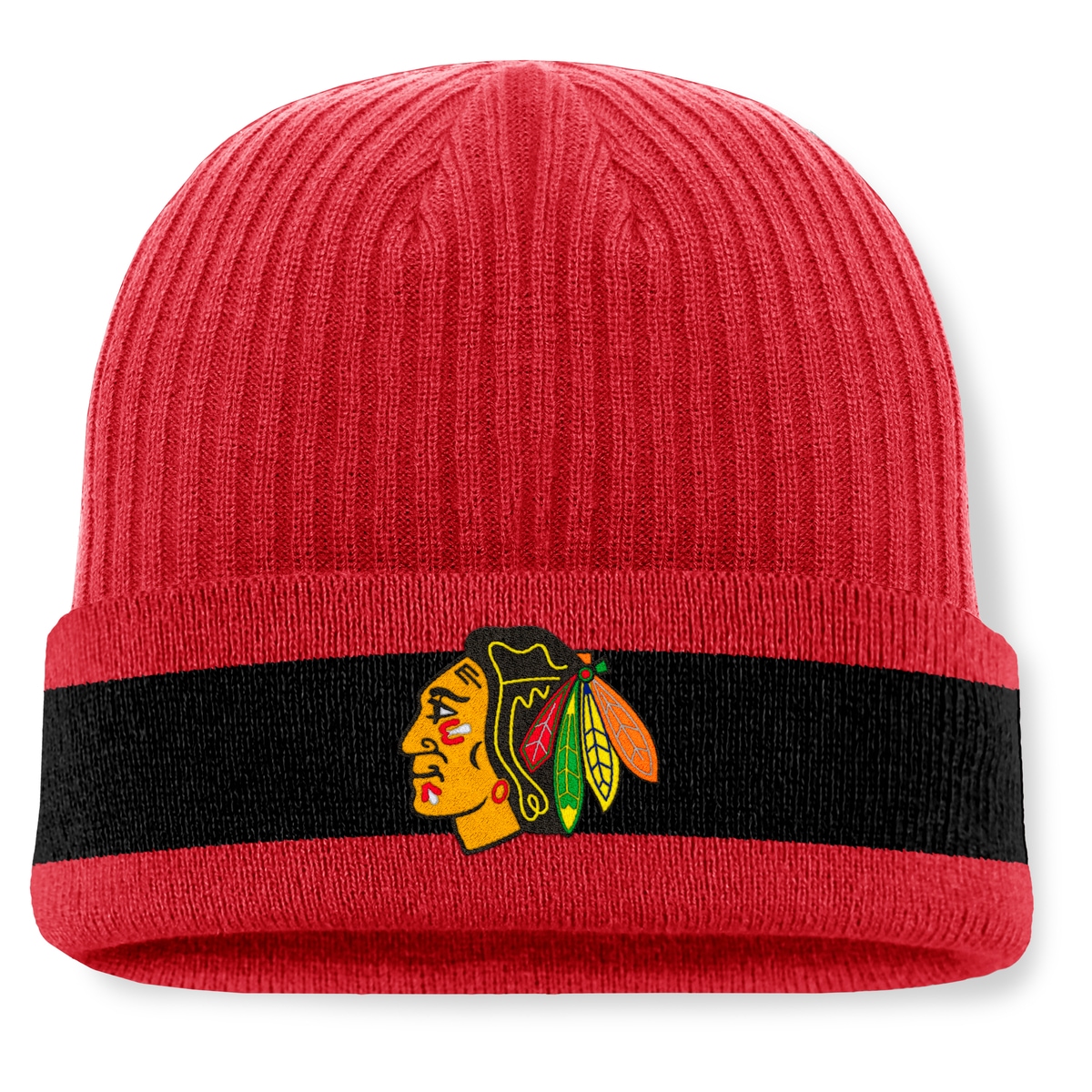 Fanatics Bommelmütze "Fanatics Mütze Chicago Blackhawks A/ Beanie Cuff" günstig online kaufen