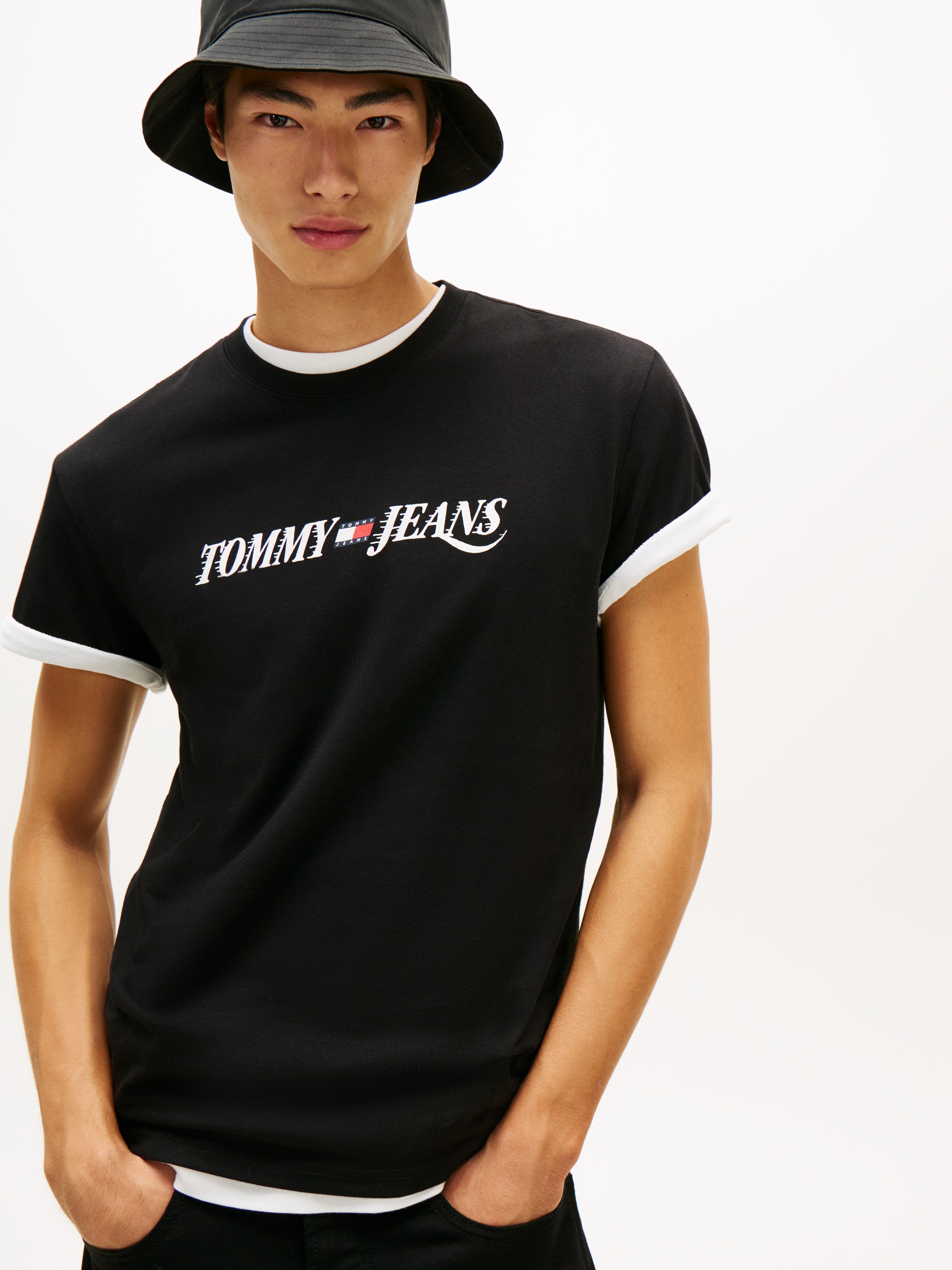 Tommy Jeans T-Shirt "REGULAR VINTAGE LA" Regular fit mit Print günstig online kaufen