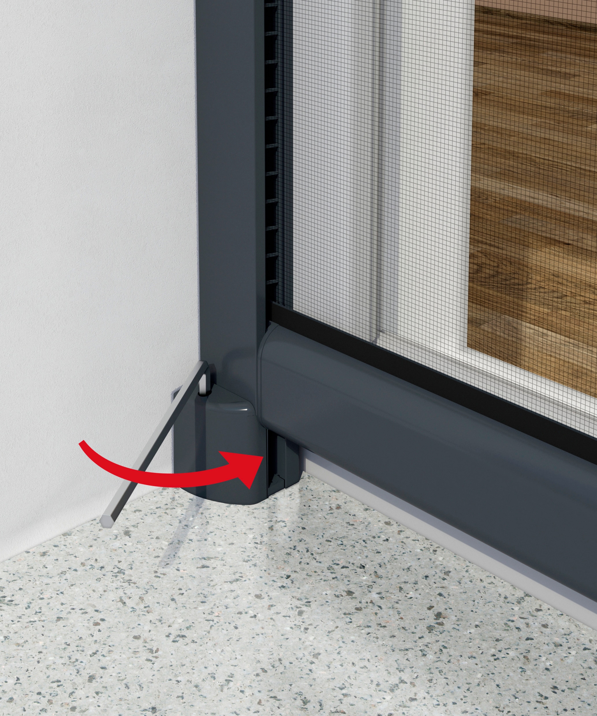 Windhager Insektenschutzrollo »PLUS«, halbtransparent, BxH: 130x160 cm