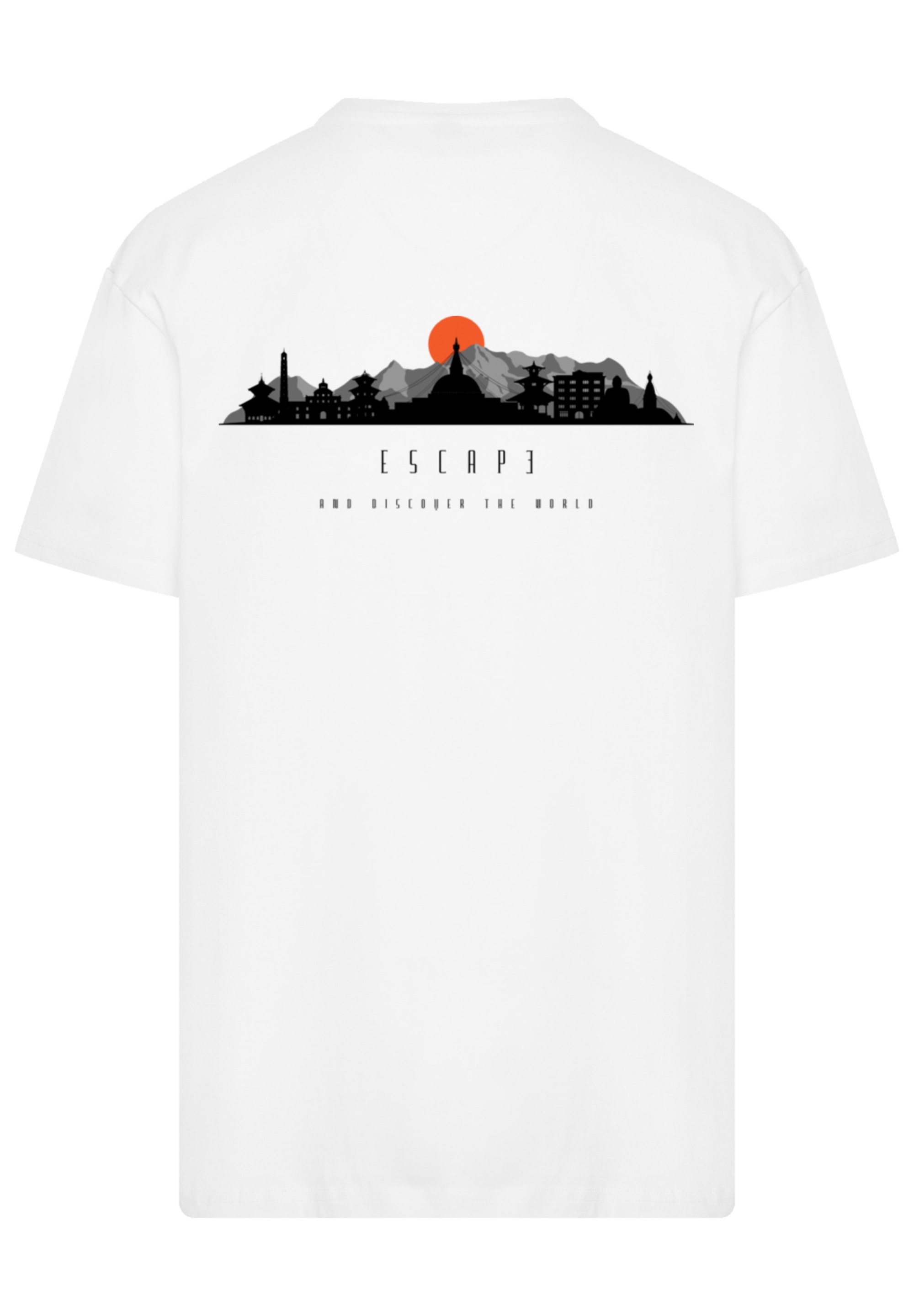 F4NT4STIC T-Shirt »Oversize Escape Discover the World Asian Town«, Premium Qualität, ESCAPE Collection
