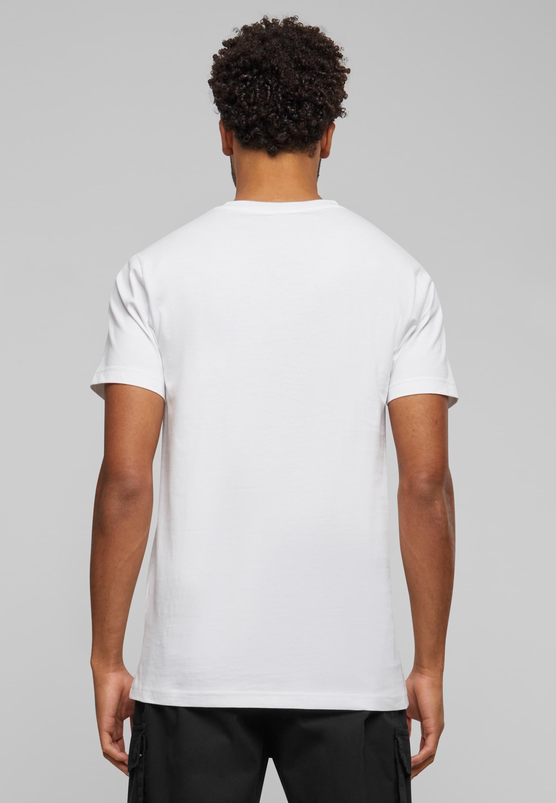 MisterTee Kurzarmshirt »MisterTee Herren LA Sketch Patch Tee«, (1 tlg.)