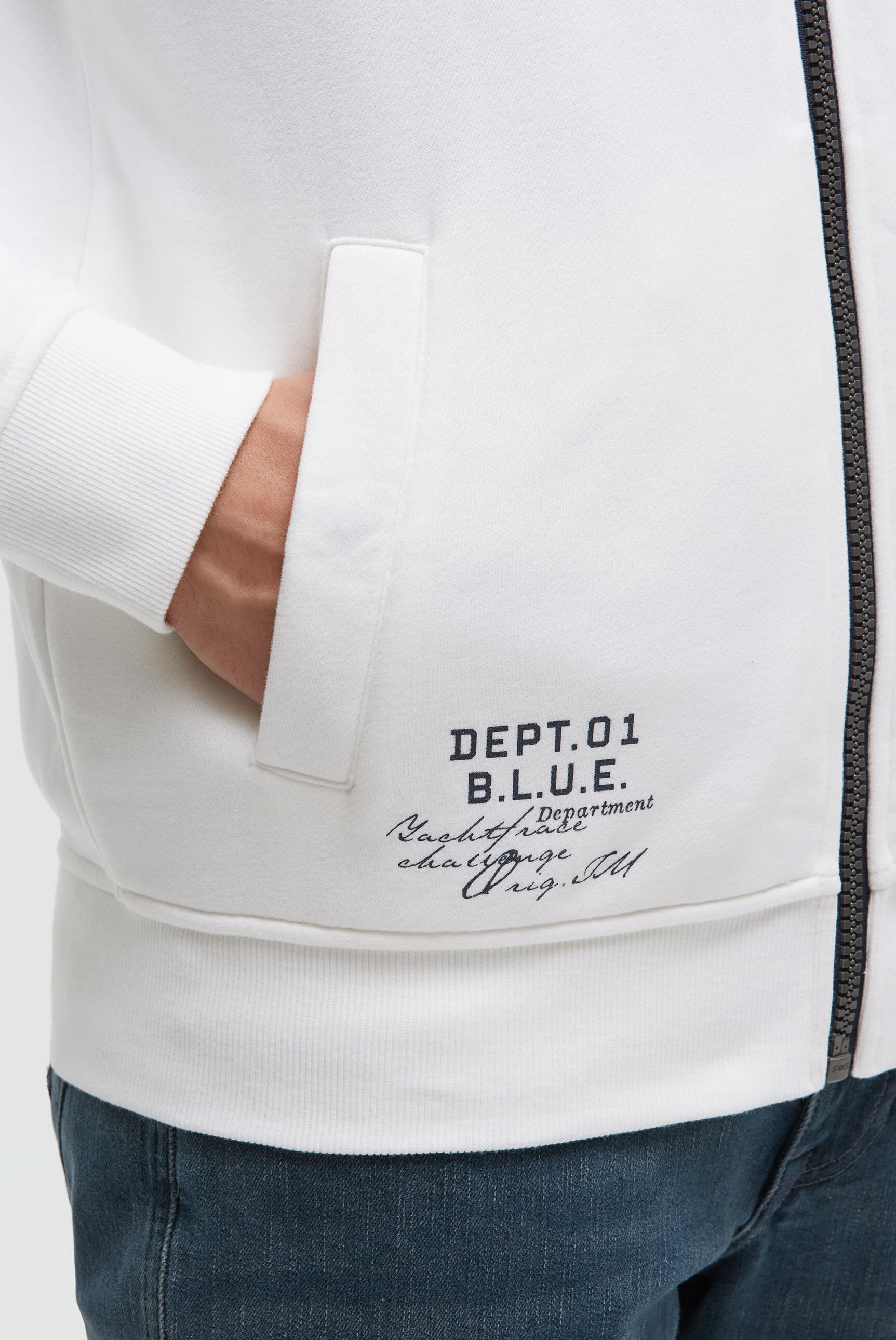 CAMP DAVID Kapuzensweatjacke mit Baumwolle