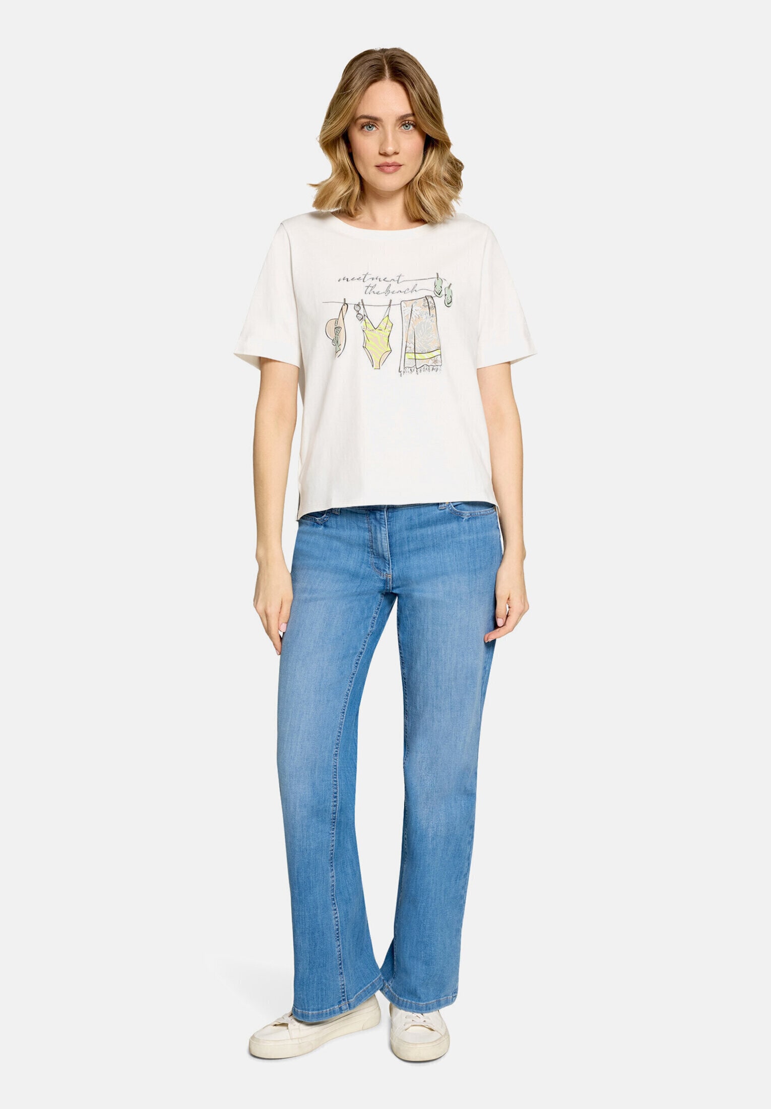 Betty Barclay Kurzarmshirt "Damen mit Aufdruck" 1 tlg.
