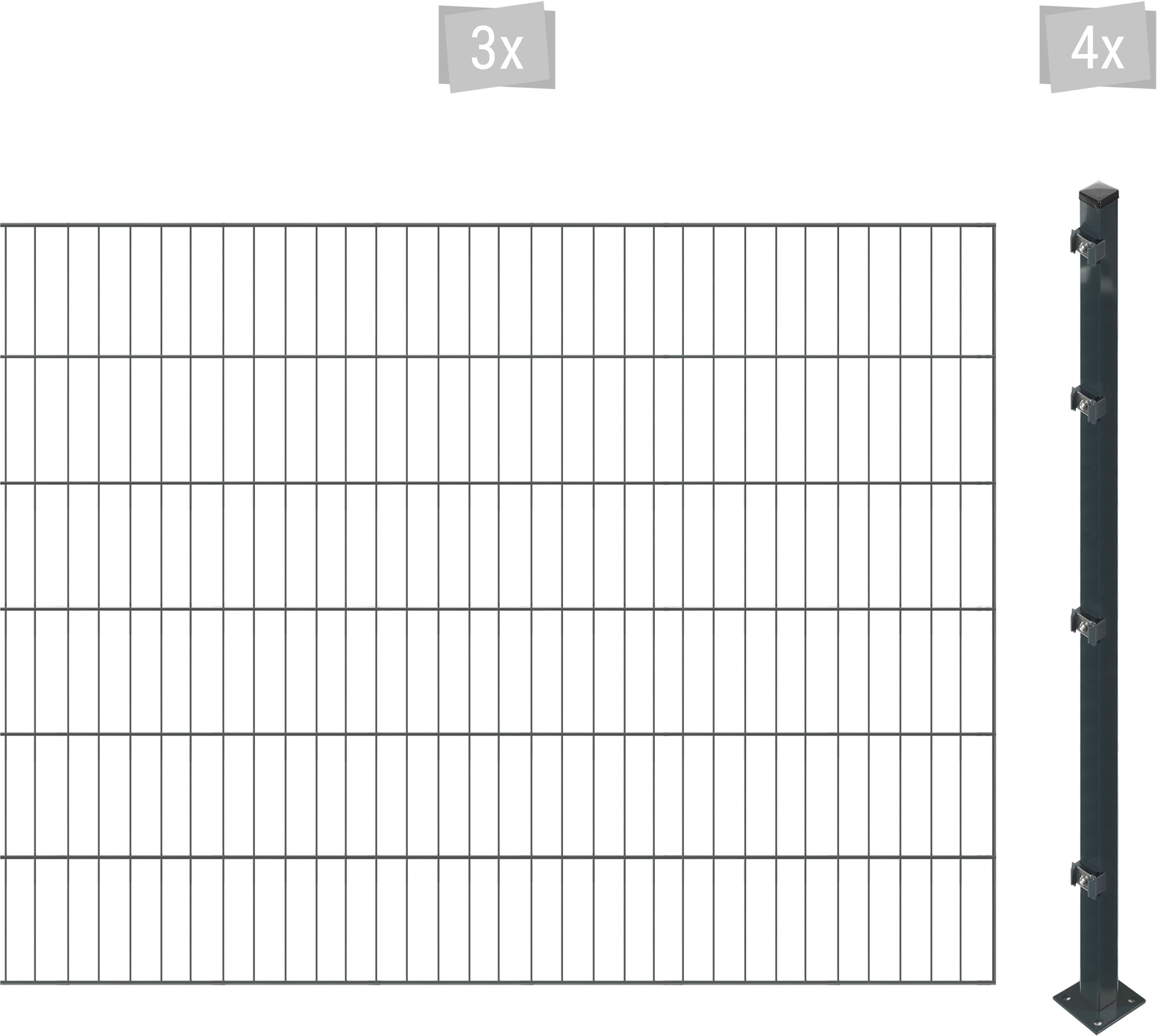 Arvotec Einstabmattenzaun "ESSENTIAL 120 zum Einbetonieren", Zaunhöhe 120 cm, Zaunlänge 2 - 60 m