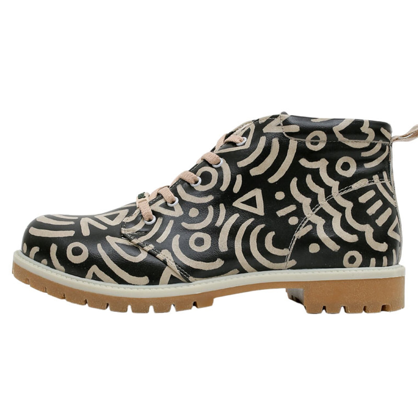 DOGO Bootsschuh »Abstract Outline black« Ve...