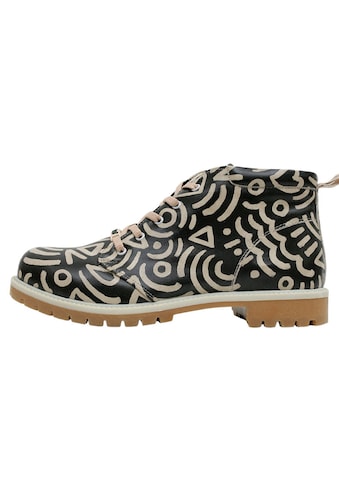 DOGO Bootsschuh »Abstract Outline black« Ve...