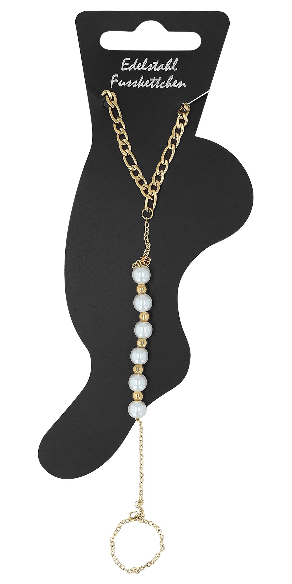 Adelia´s Fußkette »Damen Fußkettchen – aus Edelstahl« Zum Verschenken – passend für viele Anlässe