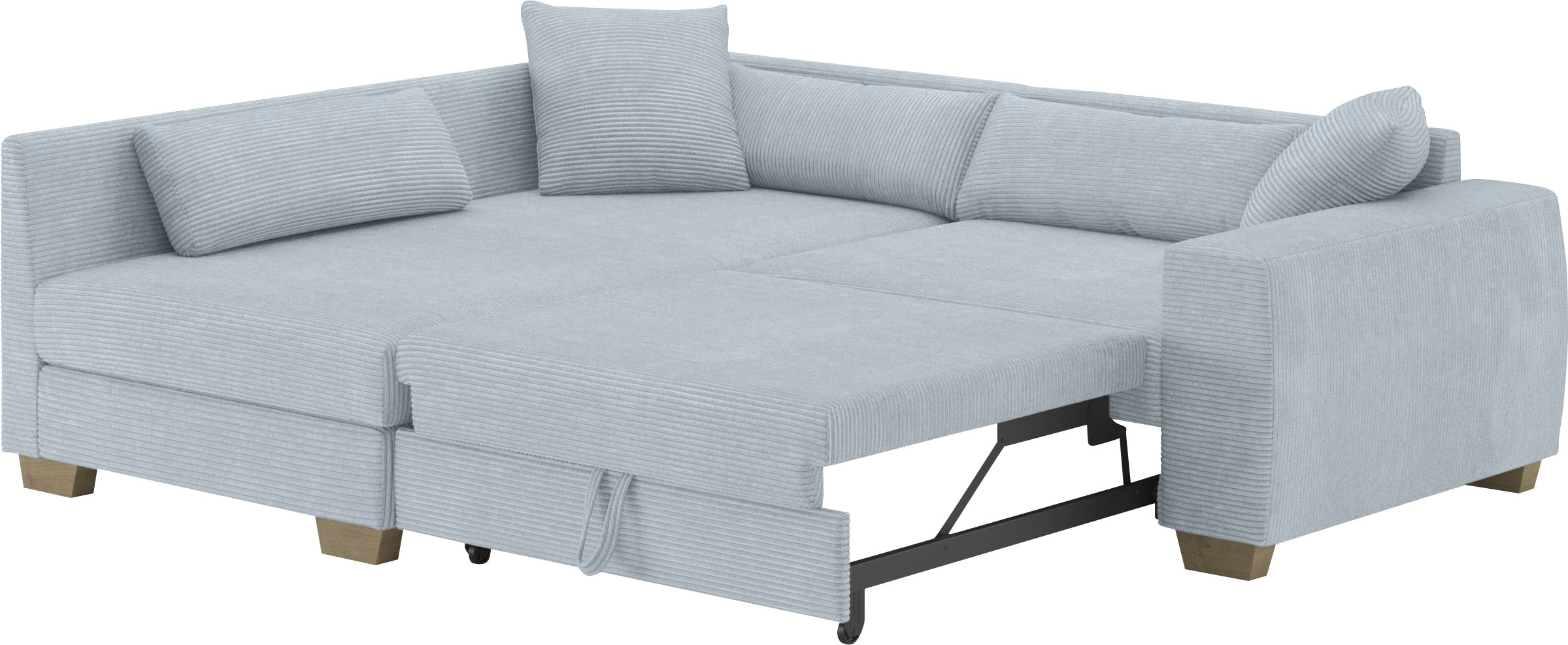 Thumbnail - Mr. Couch Ecksofa "Hilla L-Form" Mit Federkern, wahlweise mit Bettfunktion und Taschenfederkern