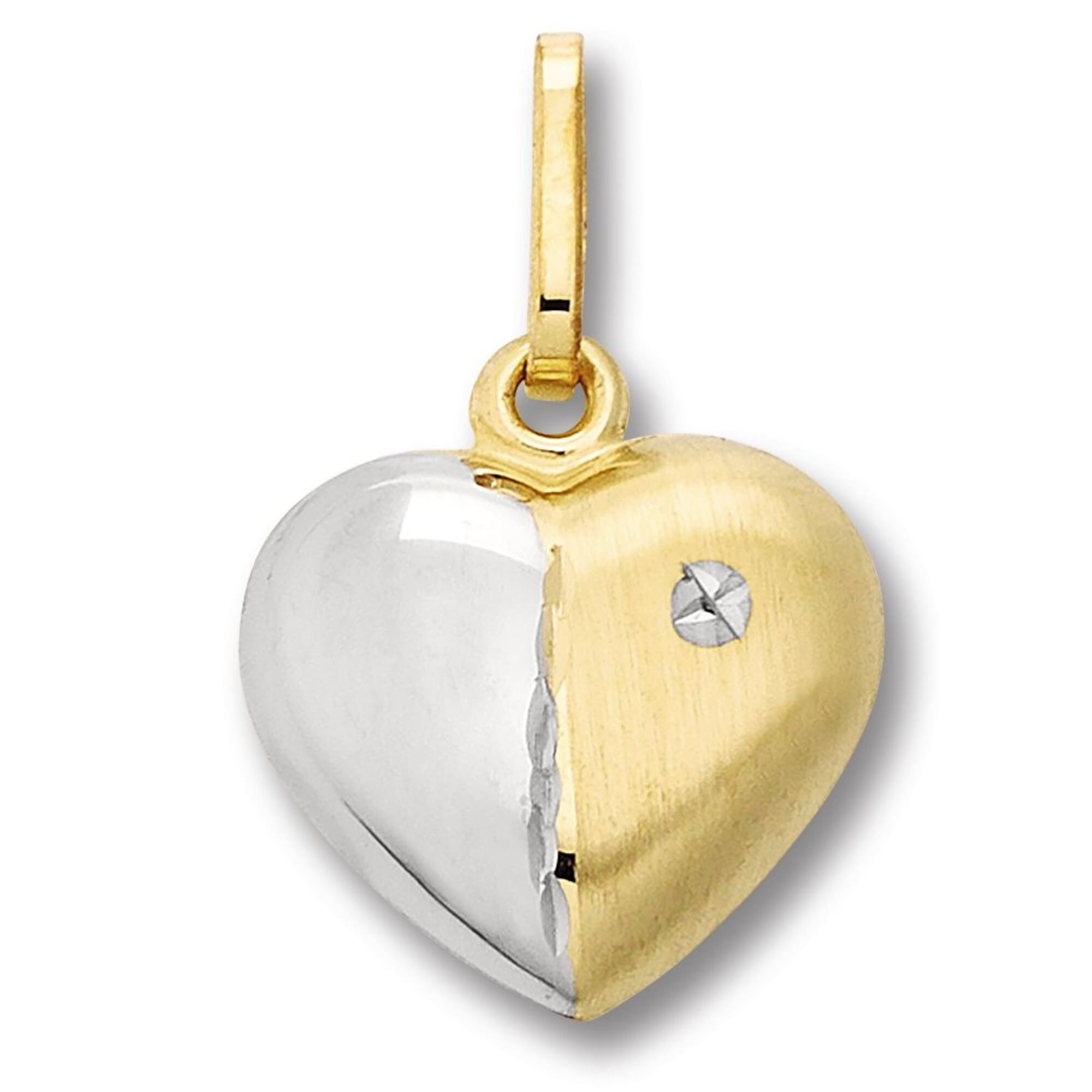 ONE ELEMENT Kettenanhänger »Herz Herz Anhänger aus 333 Gelbgold«, Damen Gold  Schmuck Herz online kaufen | BAUR