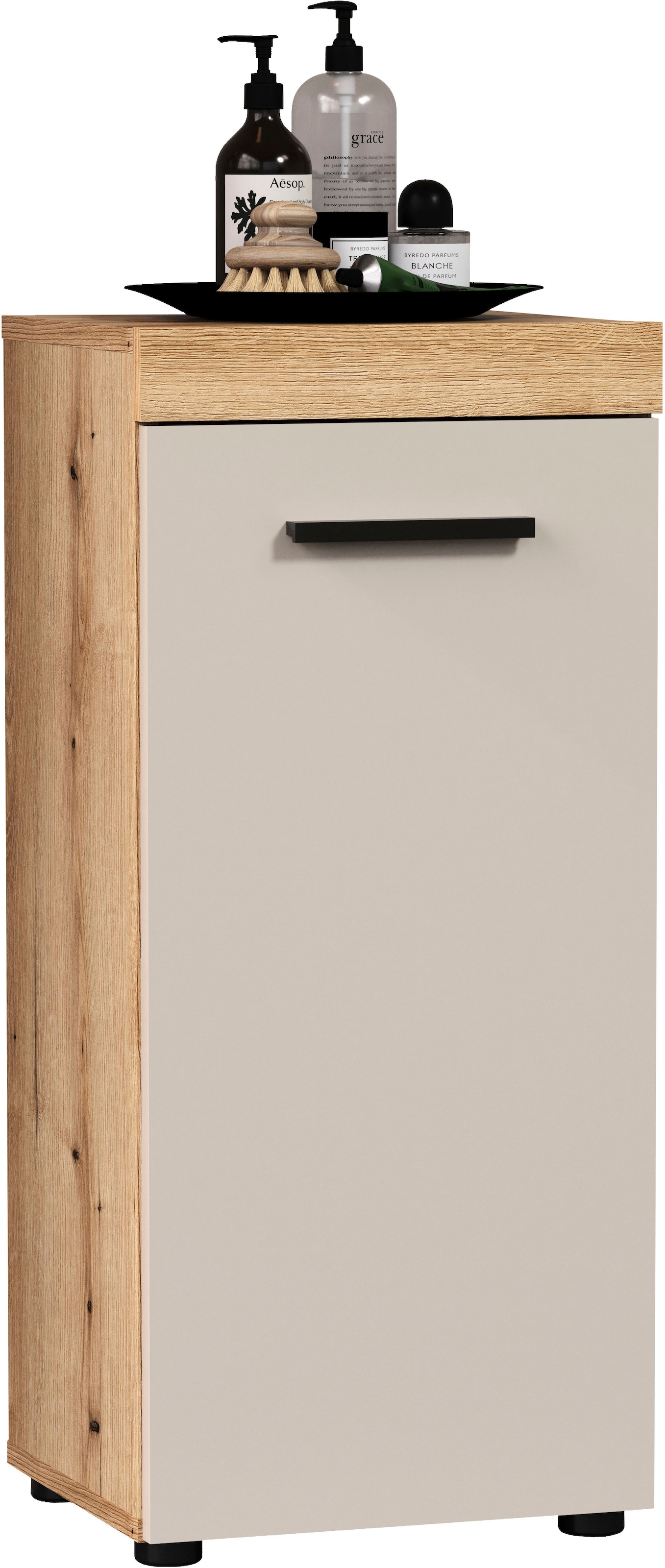 welltime Badkommode »Isera« 1 Stk. tlg. Unterschrank mit 1 Tür und 1 Einlegeboden – (B/T/H) 36/31/81 cm