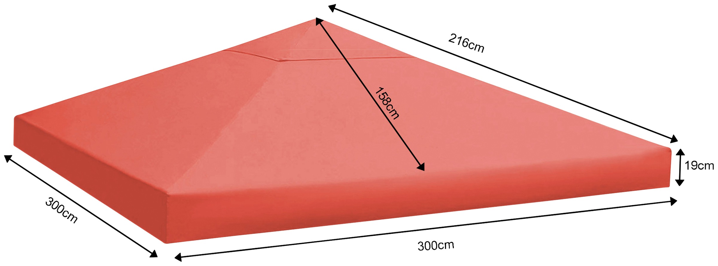 Quick Star Pavillon »Rank«, BxT: 300x300 cm