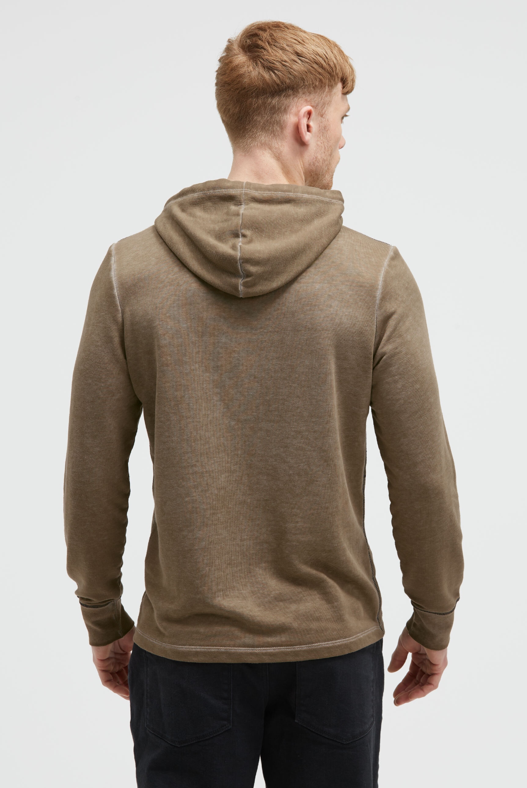 CAMP DAVID Kapuzensweatshirt, mit Ausbrenner-Effekten