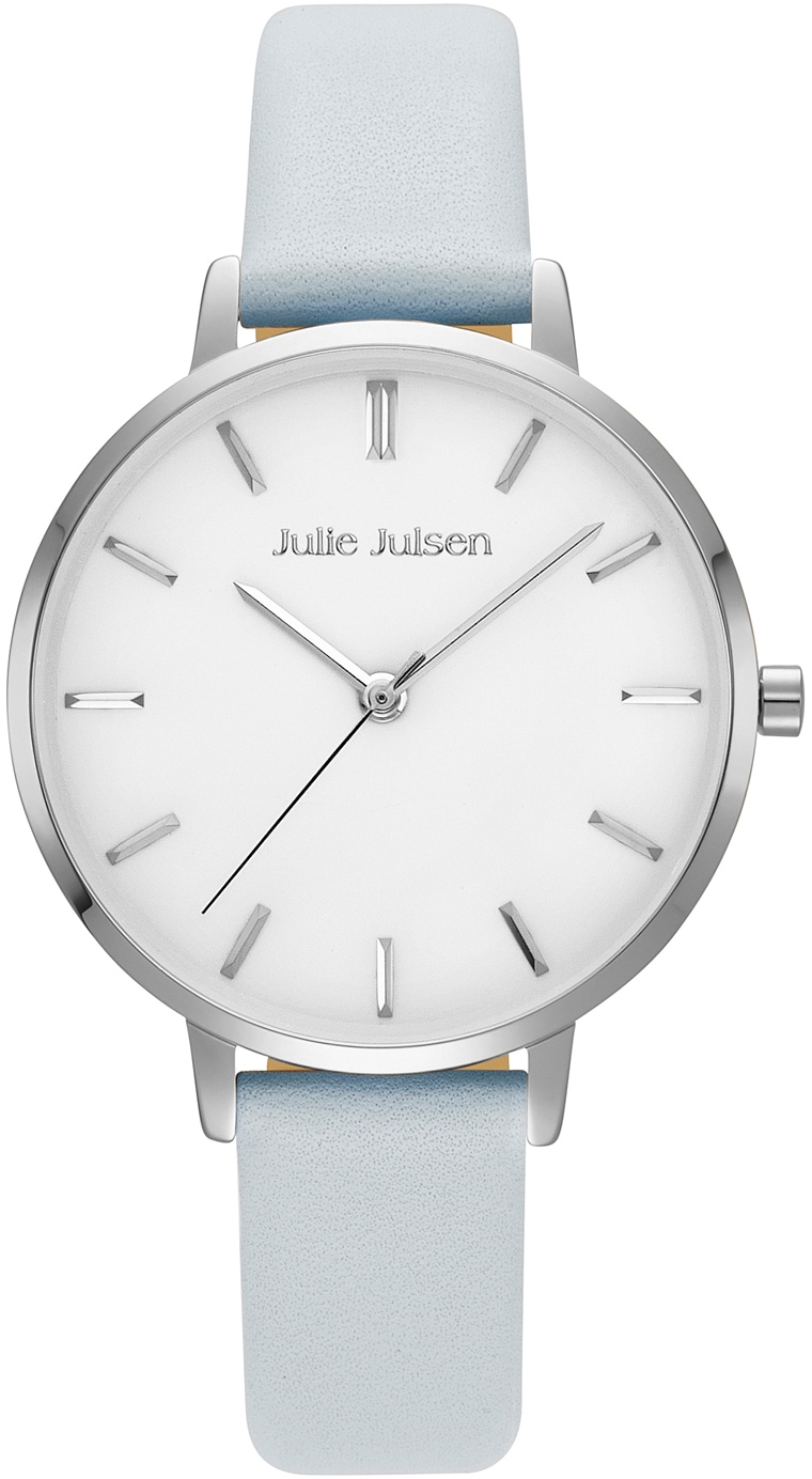 Julie Julsen Quarzuhr »Basic Silver Light Blue, JJW1430SL-4«