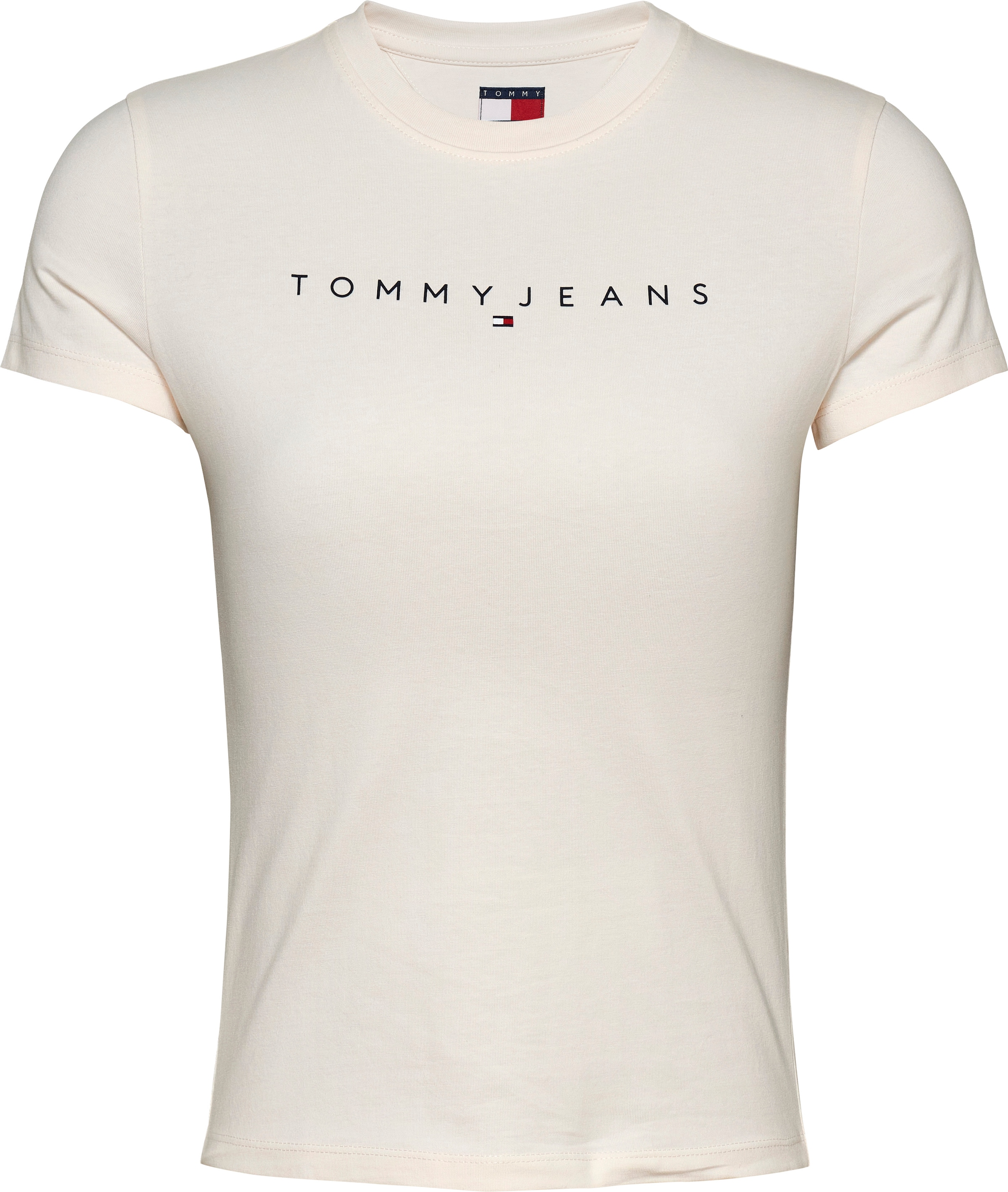 Tommy Jeans T-Shirt »TJW SLIM LINEAR TEE EXT«, mit Logo-Schriftzug