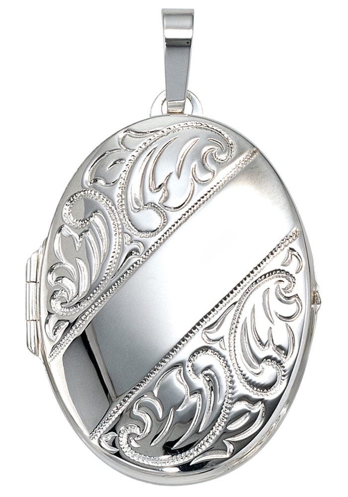 JOBO Medallionanhänger »Anhänger Medaillon oval«, 925 Silber