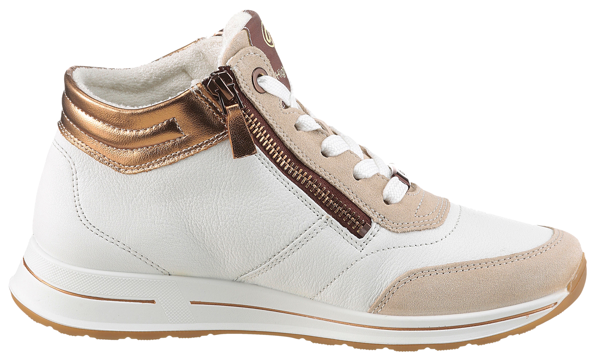 Ara Keilsneaker »OSAKA«, Schnürboots, High Top-Sneaker, Freizietschuh in Weite G (=weit)