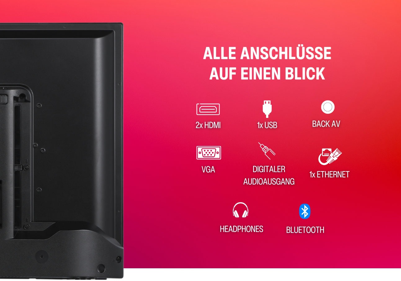 Telefunken QLED-Fernseher »D32Q751X2CW«, Full HD, Android TV-Smart-TV