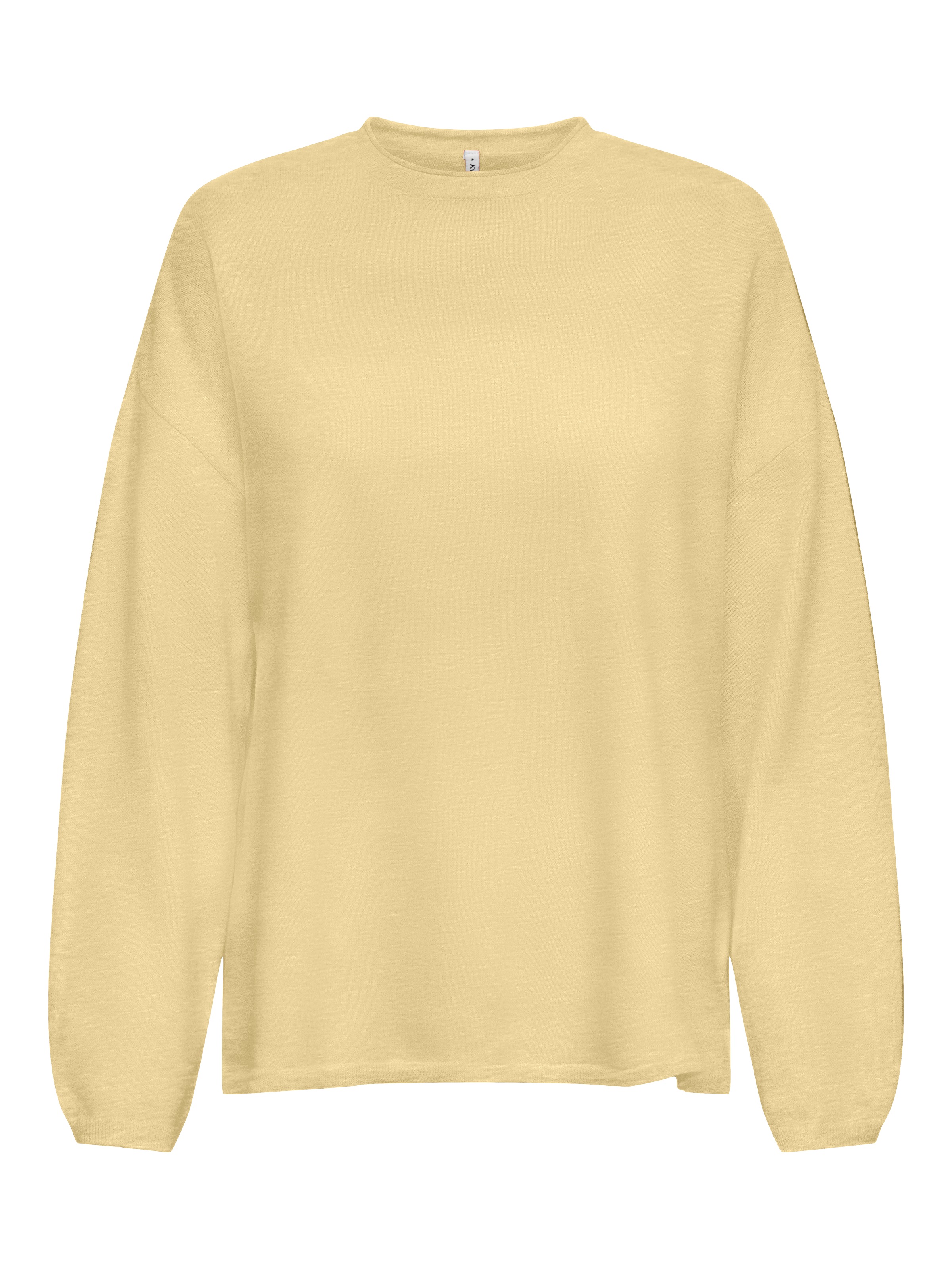 ONLY Strickpullover "ONLLOYAL AMALIO LIFE LS O-NECK KNT NOOS" Materialmix günstig online kaufen