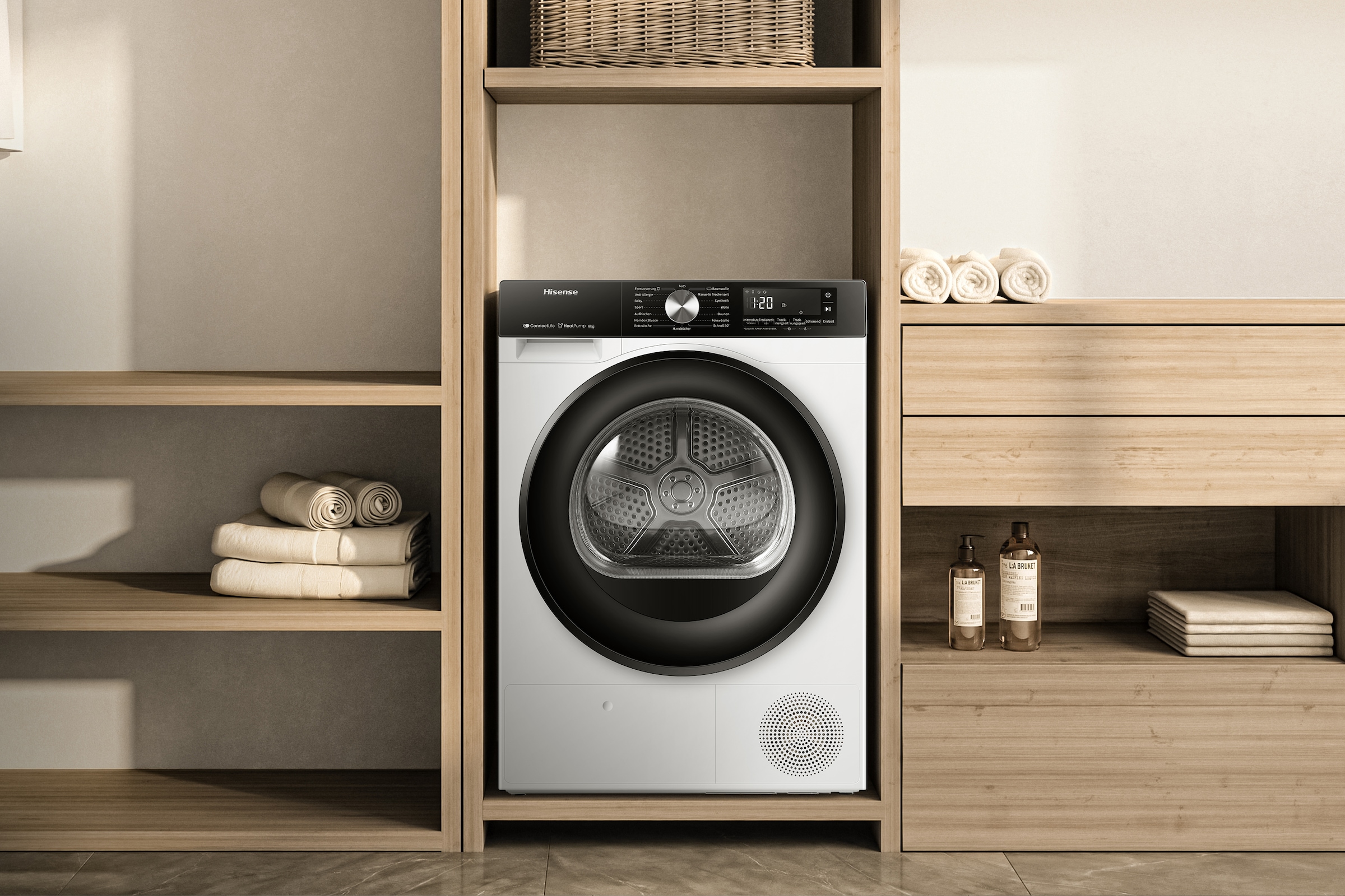 Hisense Wärmepumpentrockner »DH3S802BW3«, 8 kg