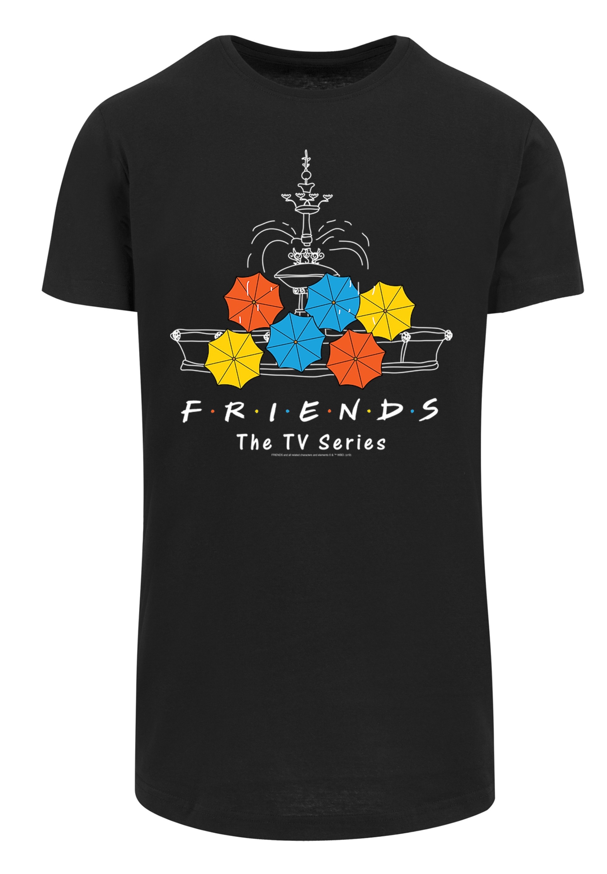 F4NT4STIC T-Shirt »Long Cut T-Shirt Friends TV Serie Umbrella«, Herren,Premium Merch,Lang,Longshirt,Bedruckt