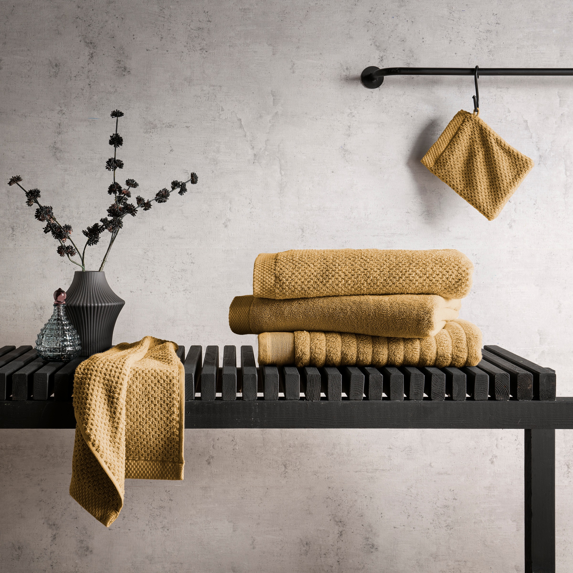 Heckett & Lane Strandtuch »Heckettlane Strandtuch Grant« Strandtuch aus hochwertige Baumwolle, 650gr/m²