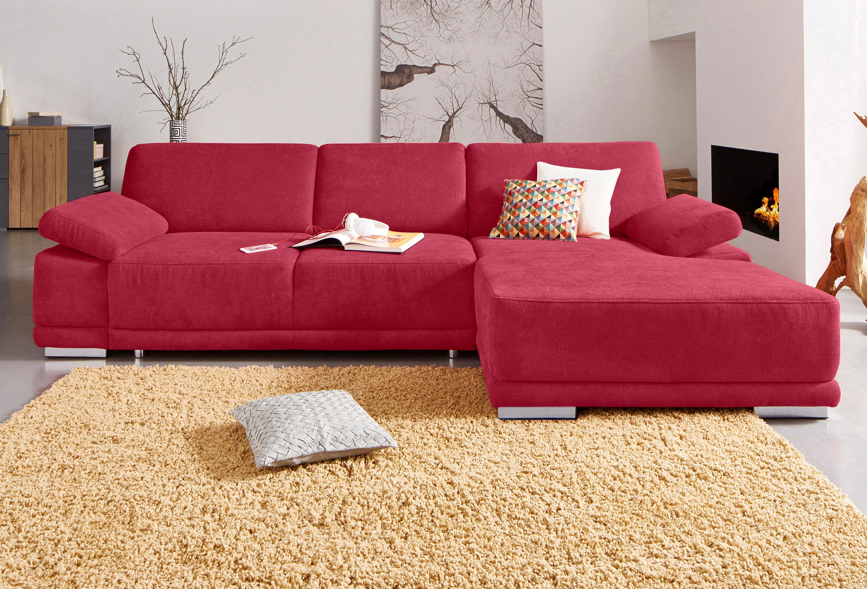 sit&more Ecksofa "Coria L-Form" mit XL-Recamiere, wahlweise mit Schlaffunktion
