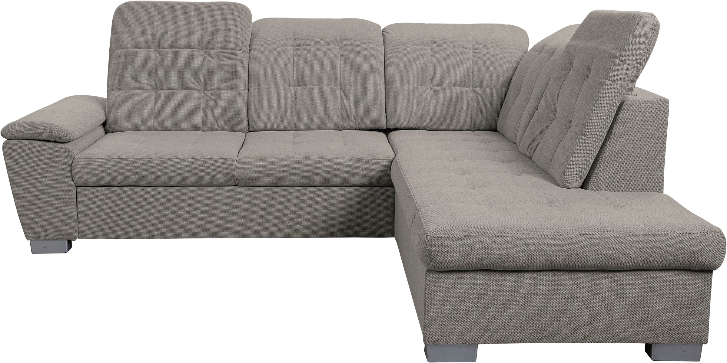 WERK2 Ecksofa "Bonny inkl. Kopfteilverstellung, Bettfunktion, Stauraum, Bre günstig online kaufen